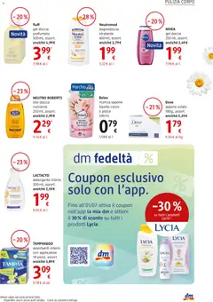 Anteprima del volantino dm drogerie markt volantino valido a partire dal 04.06.2026 | Pagina: 5 | Prodotti: Sapone, Detergente intimo, Detergente, Intimo