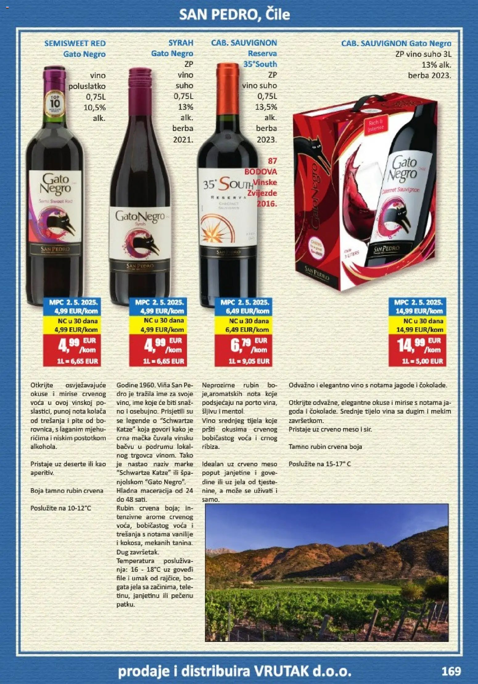 Vrutak katalog | vrijedi od 01.11.2025 | Stranica: 169 | Proizvodi: File, Meso, Vino, Umak