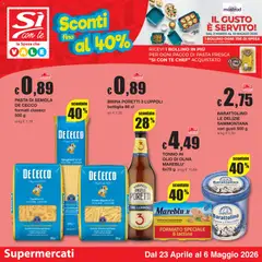 Anteprima del volantino Sì con Te volantino valido a partire dal 23.04.2026