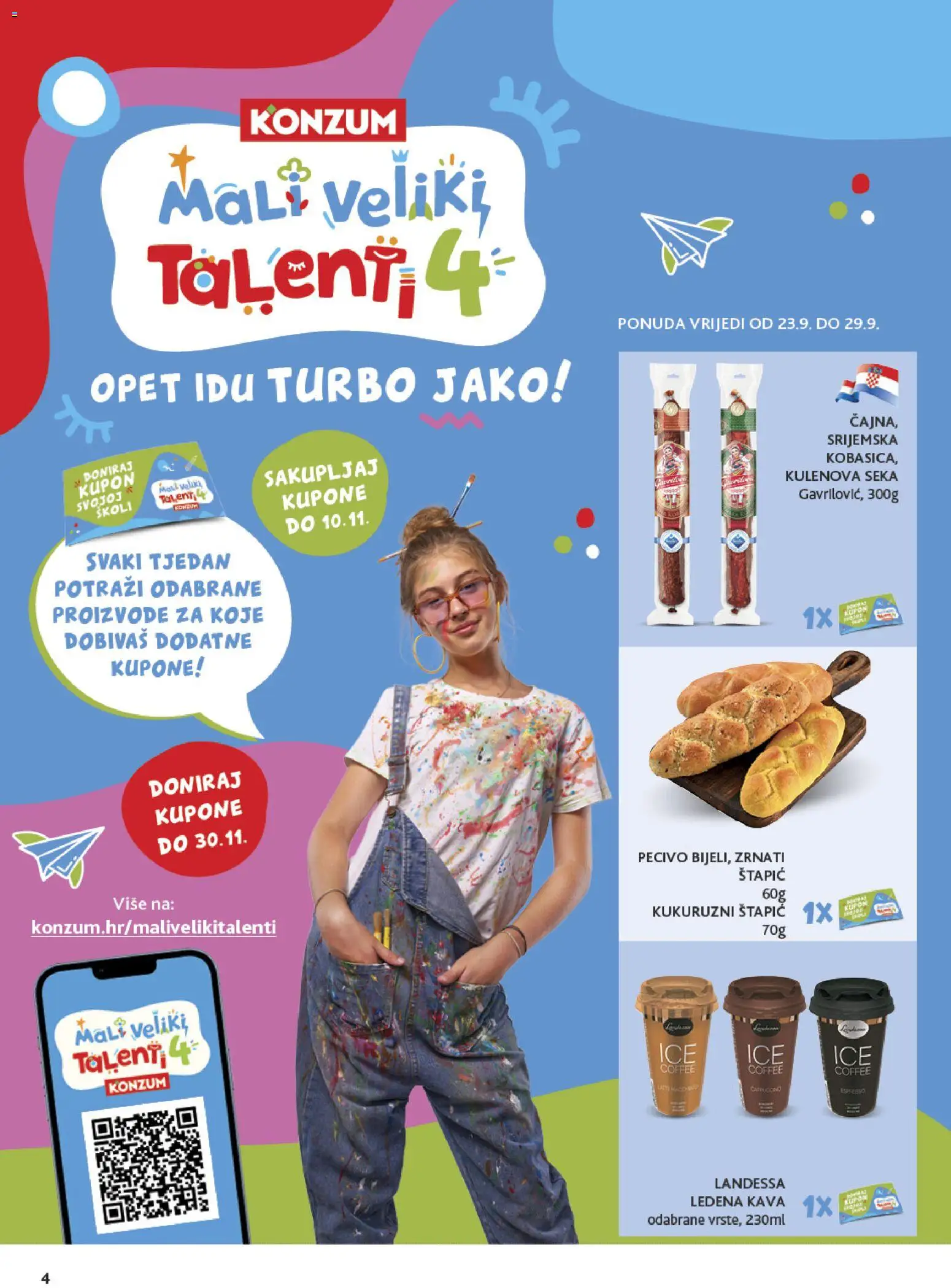 Konzum HR akciós ujság - amely érvényes a következő dátumtól: 2026.09.23. | Oldal: 4