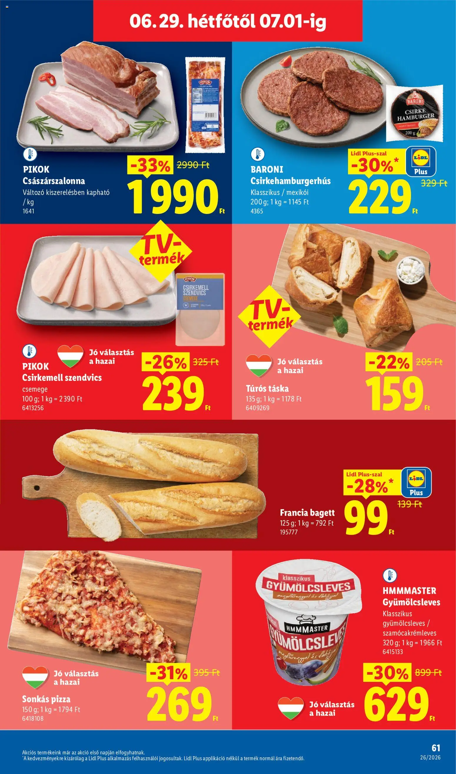 Lidl akciós ujság - amely érvényes a következő dátumtól: 25.06.2026 | Oldal: 61