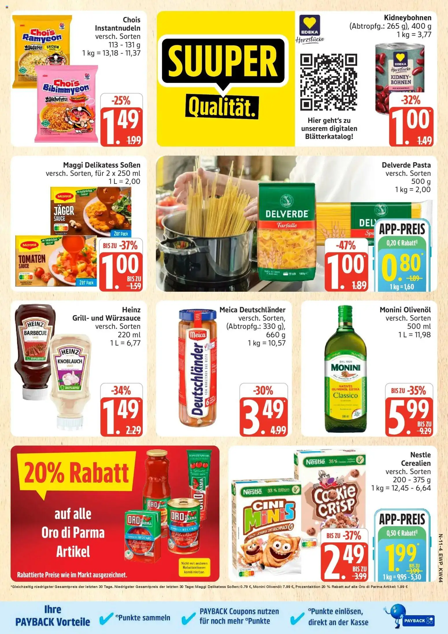 Edeka Prospekt Rostock (ab 26.10.2026) » Angebote Online | Seite: 11 | Produkte: Maggi, Meica, Knoblauch, Pasta