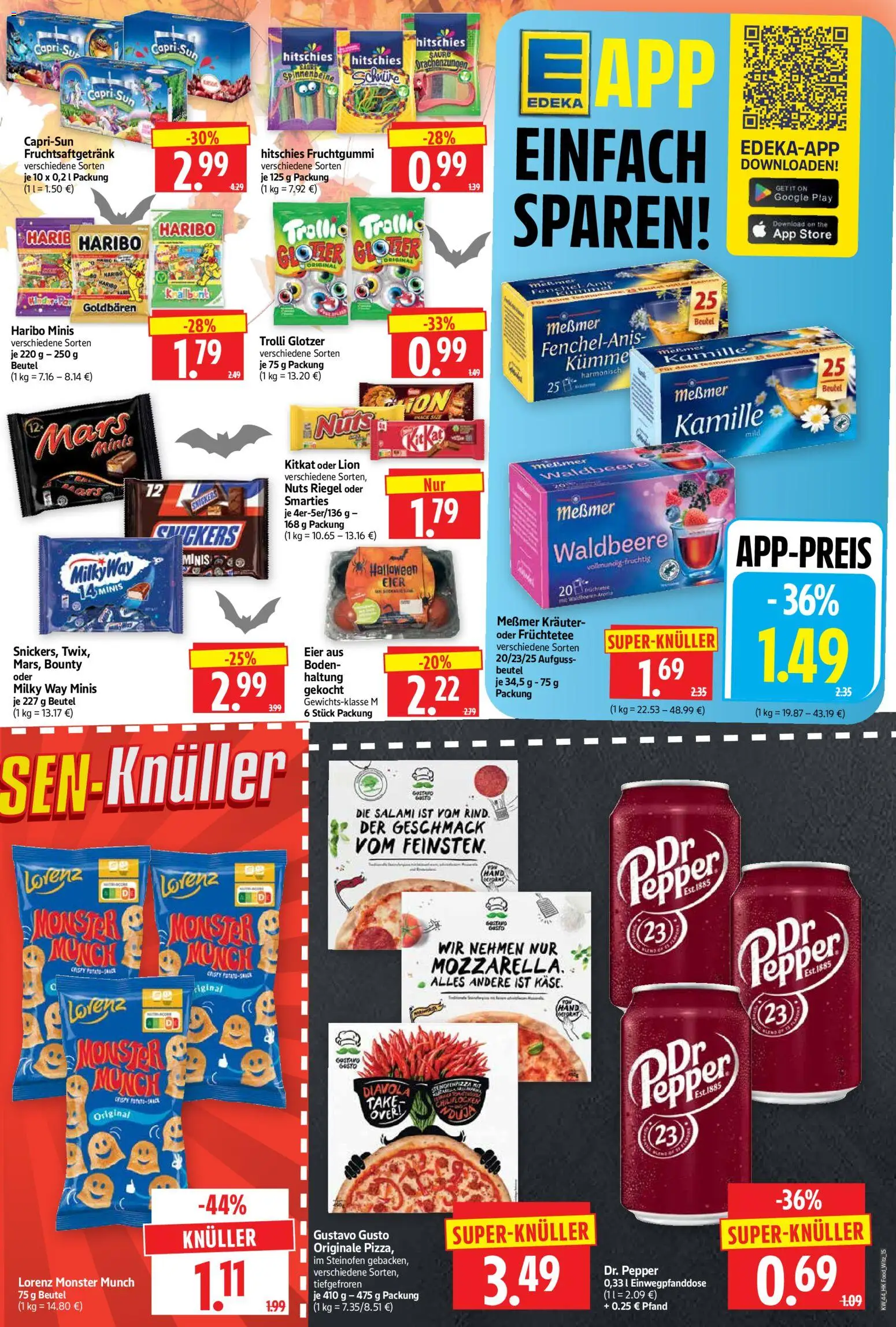 HERKULES Prospekt – gültig ab 26.10.2026 | Seite: 15 | Produkte: Capri sun, Haribo, Messmer, Snickers