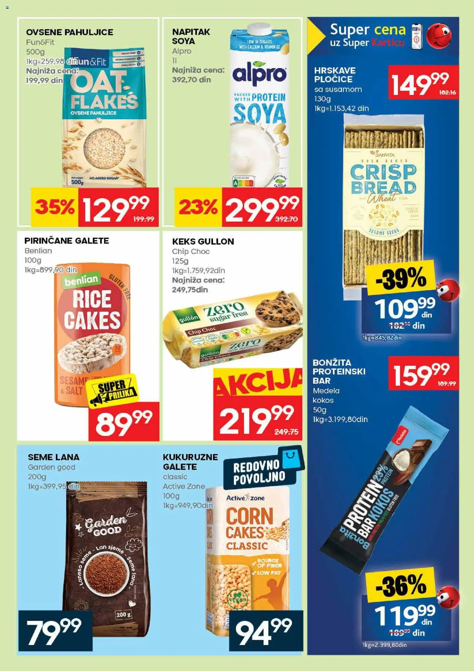 Mercator katalog - važi od 26.10.2026 | Strana: 31 | Proizvode: Protein, Keks, Pahuljice, Ovsene pahuljice