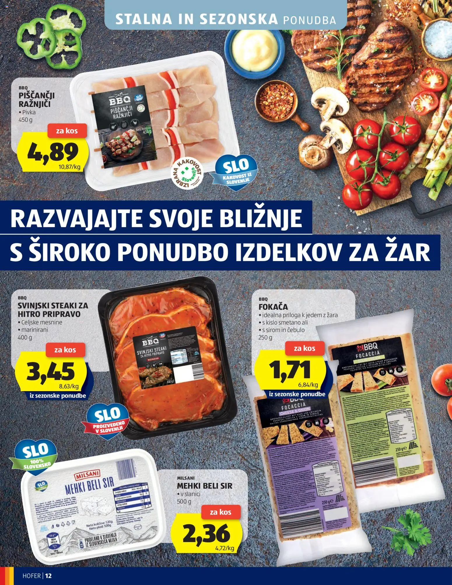 Hofer SI katalog | vrijedi od 17.06.2026 | Stranica: 12 | Proizvodi: Sir