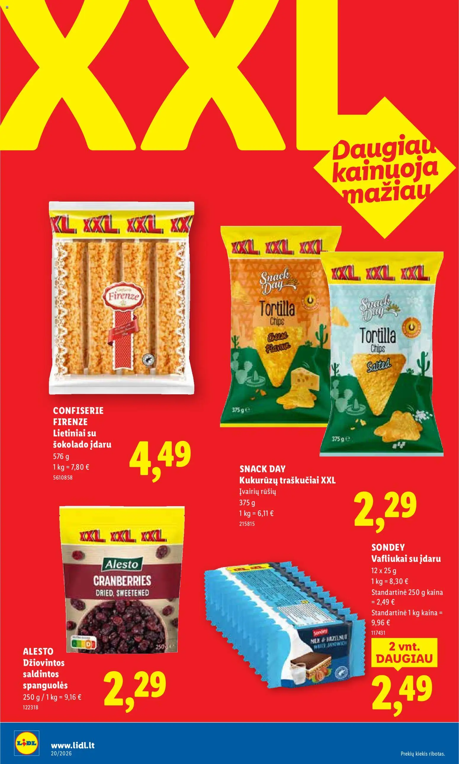 LIDL akcijos nuo 11.05.2026 | Puslapis: 24 | Prekių: Traškučiai