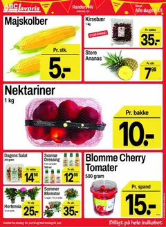 Abc Lavpris - Tilbudsavis uge 26 gyldig fra 24/06/2026 | Side: 2 | Produkter: Majskolber, Salat, Dressing, Nektariner
