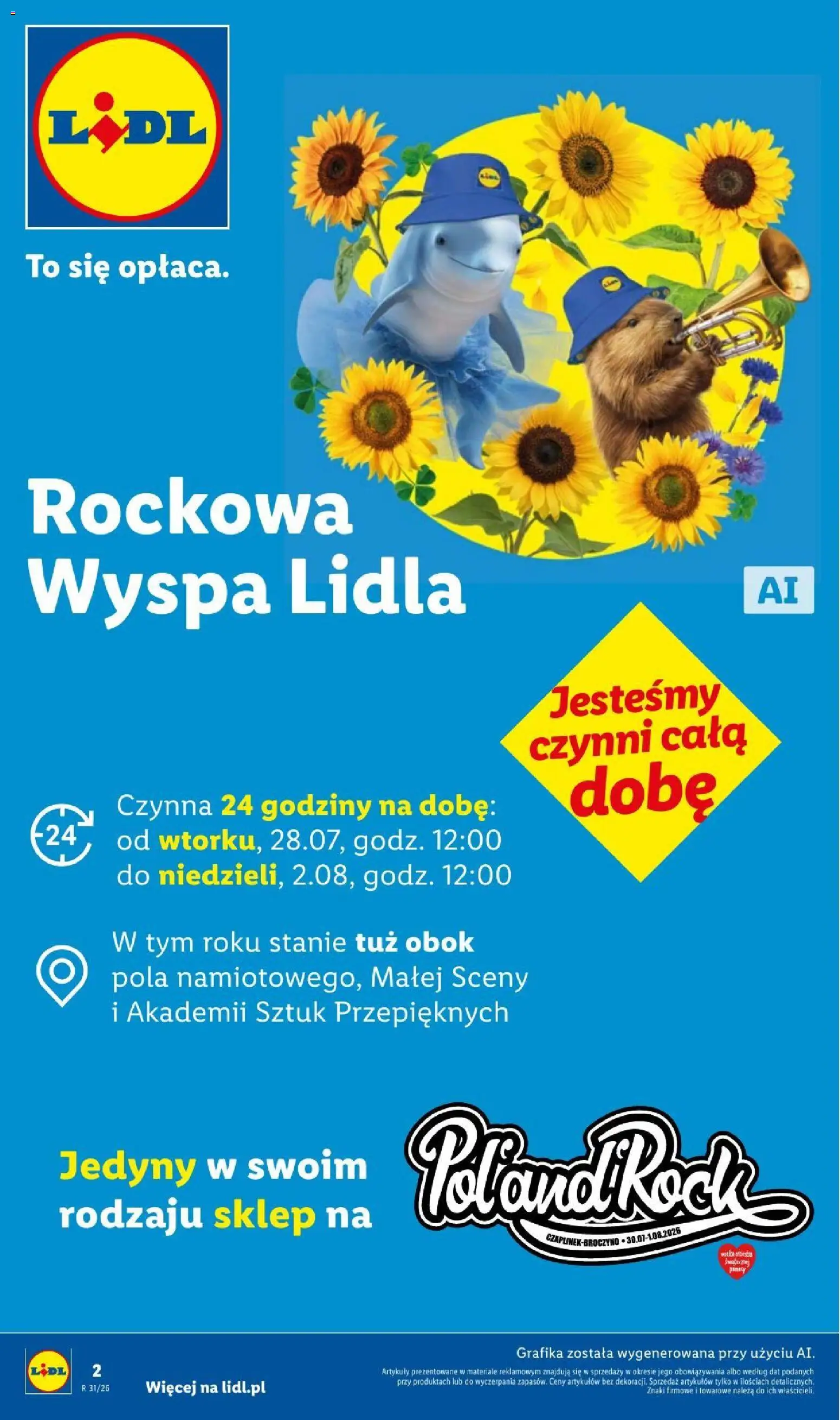 Lidl gazetka - Pol'and'Rock od 28.07.2026 | Strona: 2