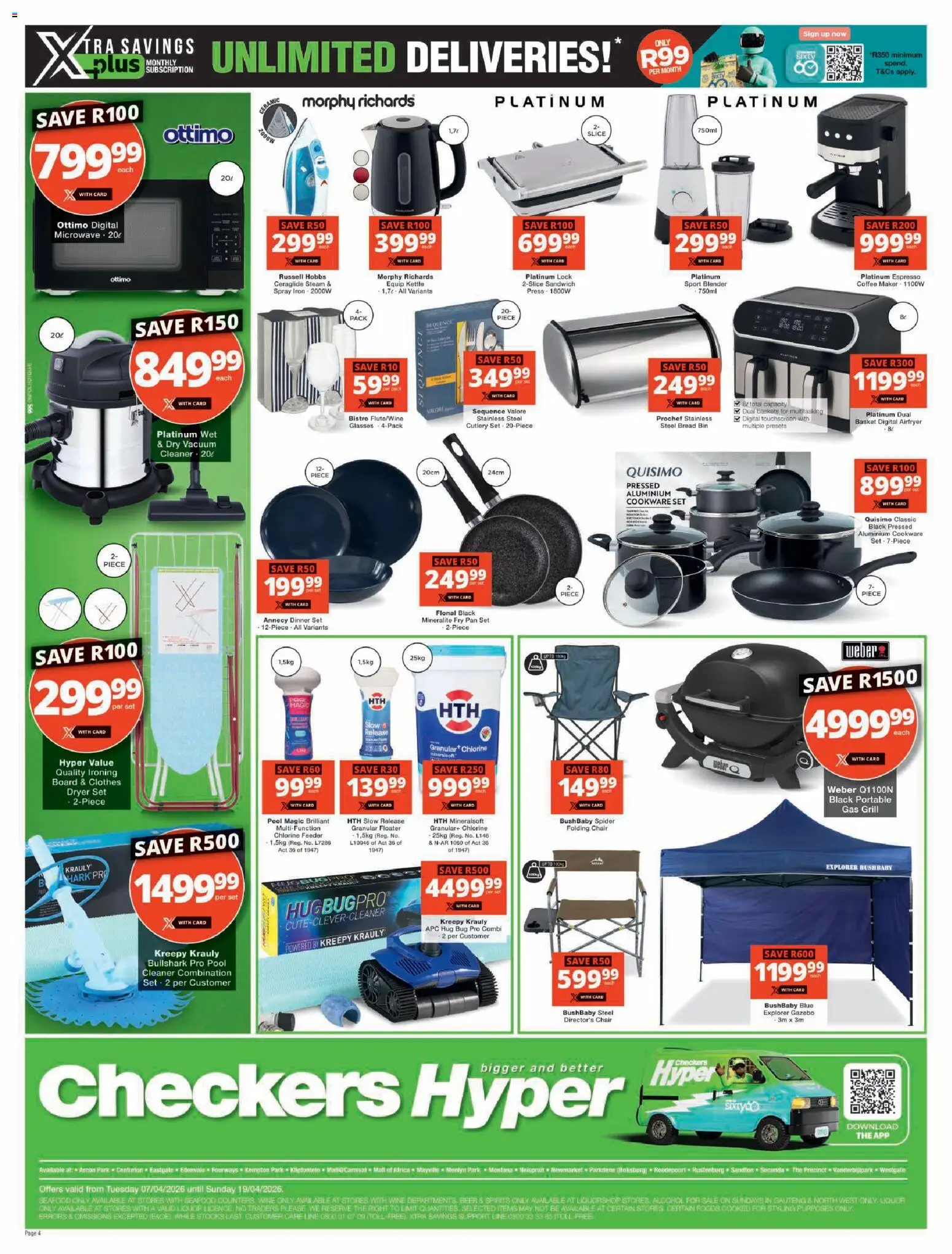 Checkers - Gauteng - Hyper April Mid-Month Promotion (07/04/2026 - 19 ...