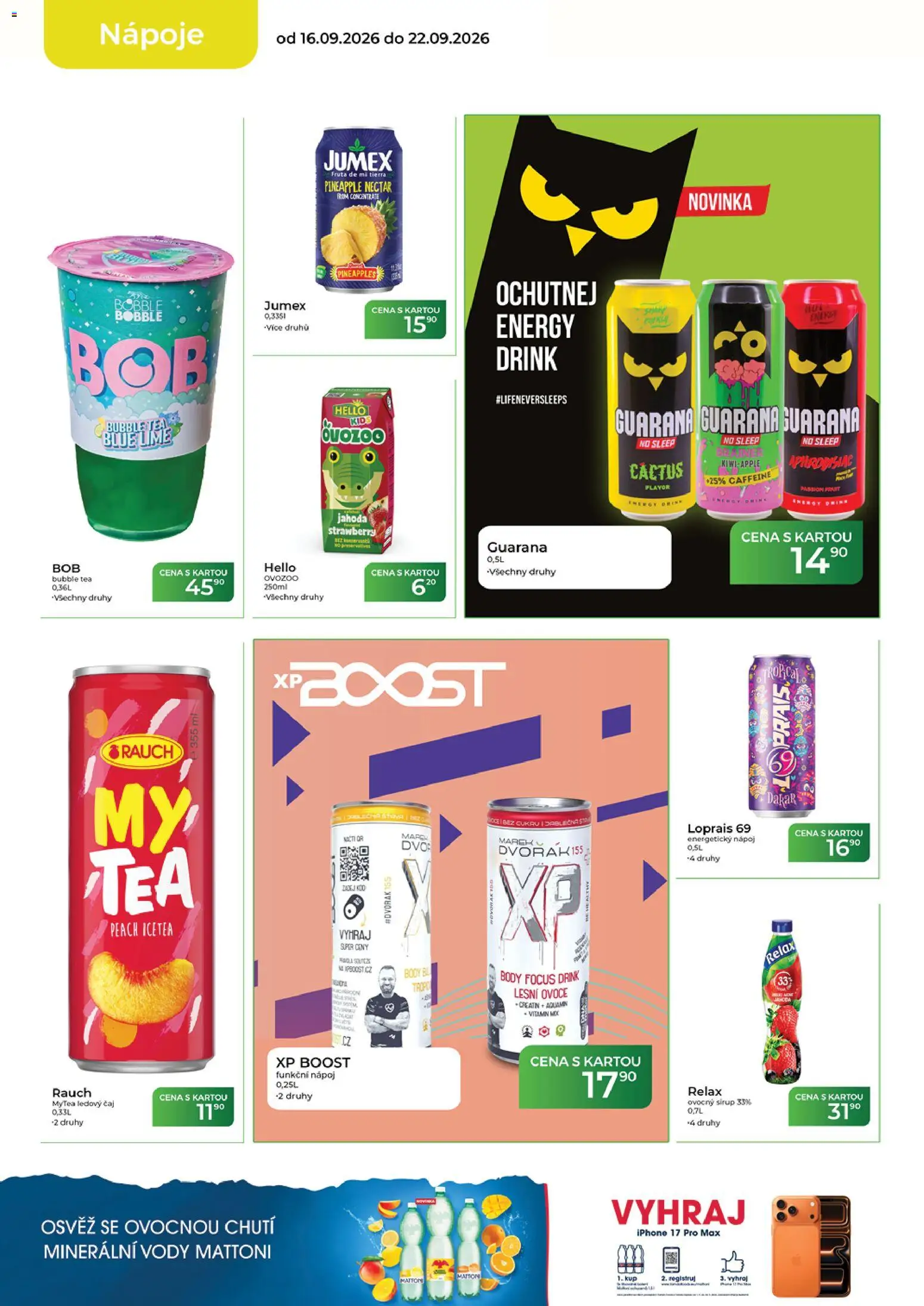 Tamda Foods leták od 16.09.2026 | Strana: 10 | Produkty: Čaj, Sirup, Ledový čaj, Energy drink