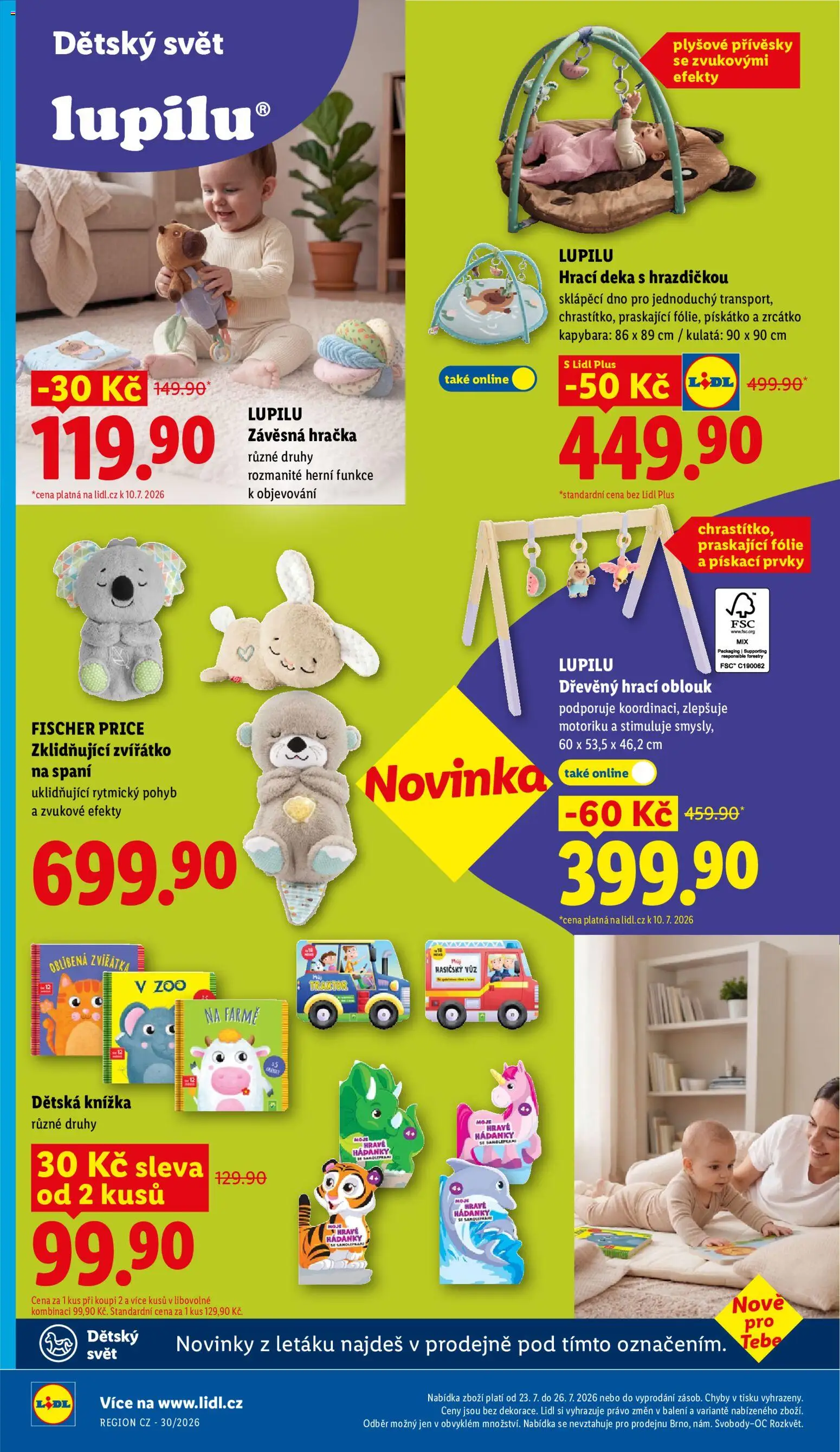 Lidl leták od 23.07.2026 | Strana: 38 | Produkty: Fólie, Knížka, Deka