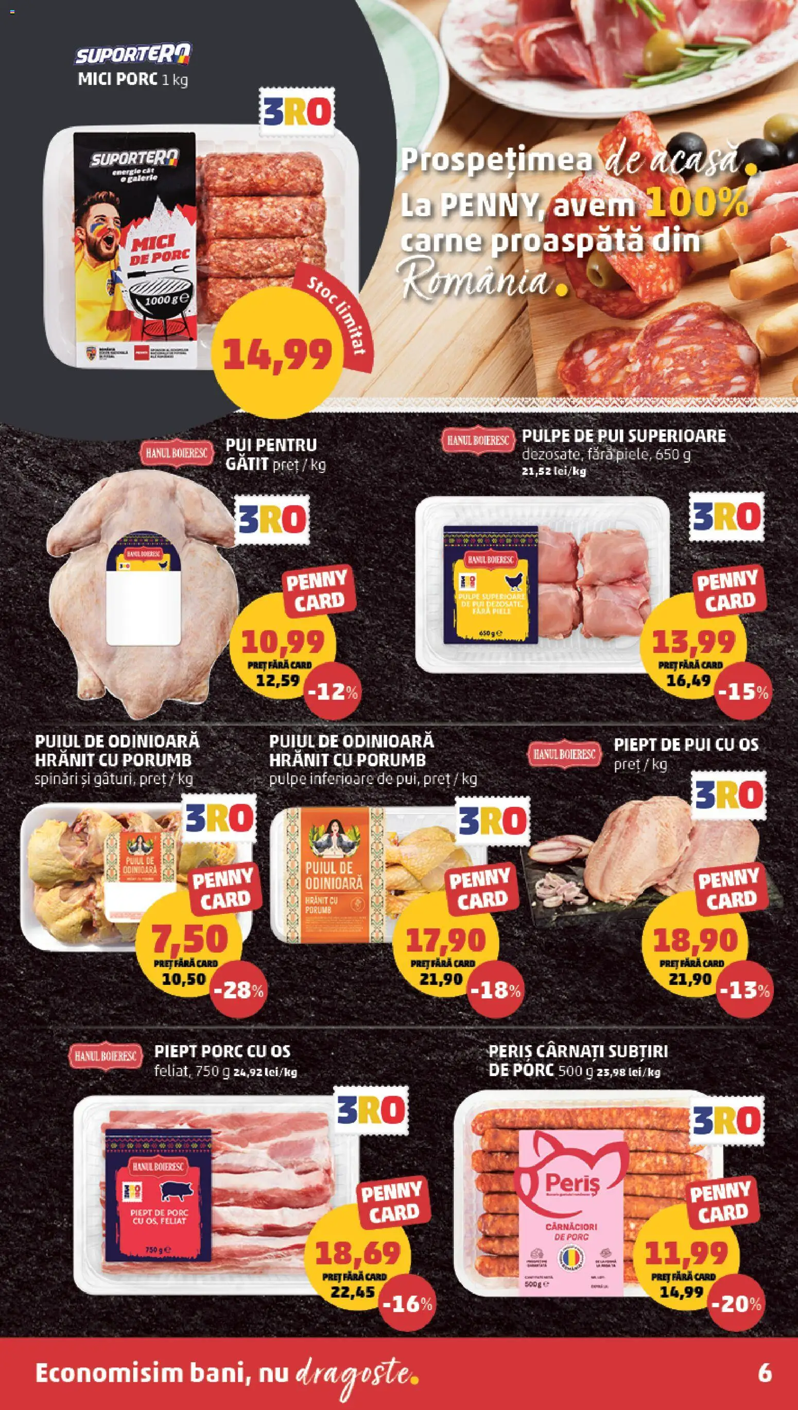 Noul catalog PENNY – valabil de la 29.07.2026 | Pagină: 6 | Produse: Hacıyatmaz Kedi Oyuncağı, Mici, Porumb, Cârnați