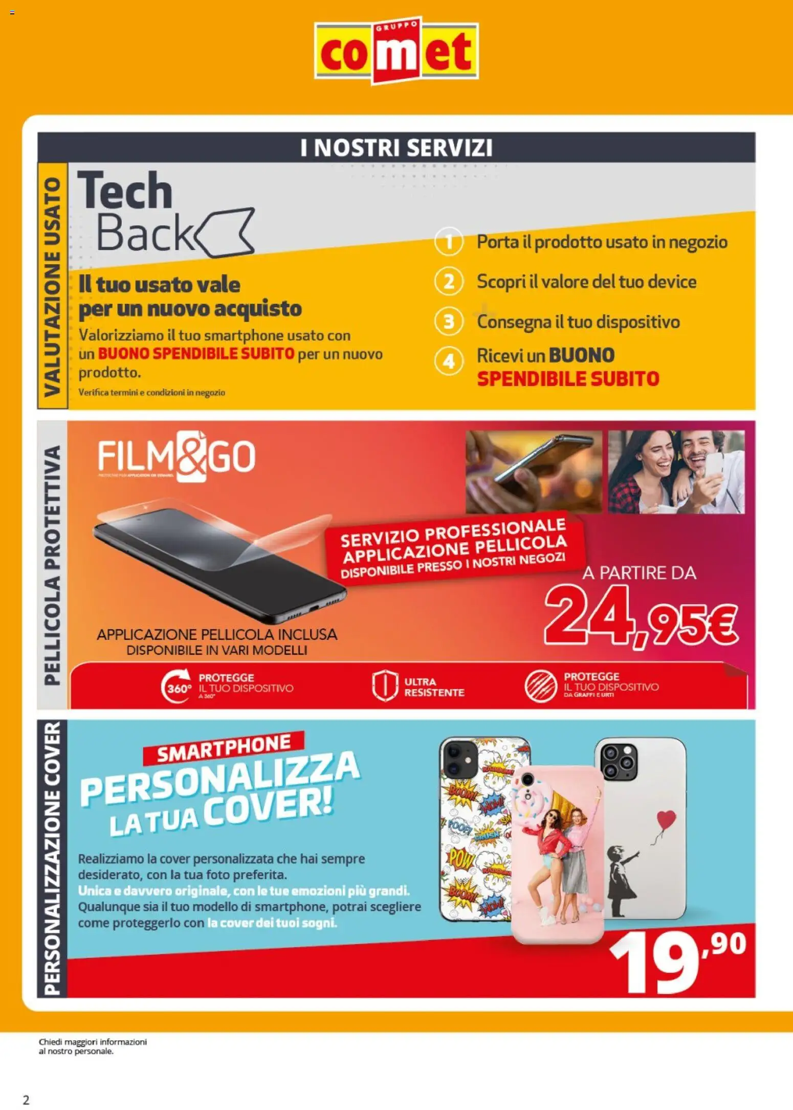Volantino Comet del 08.05.2026 | Pagina: 2 | Prodotti: Smartphone, Pellicola