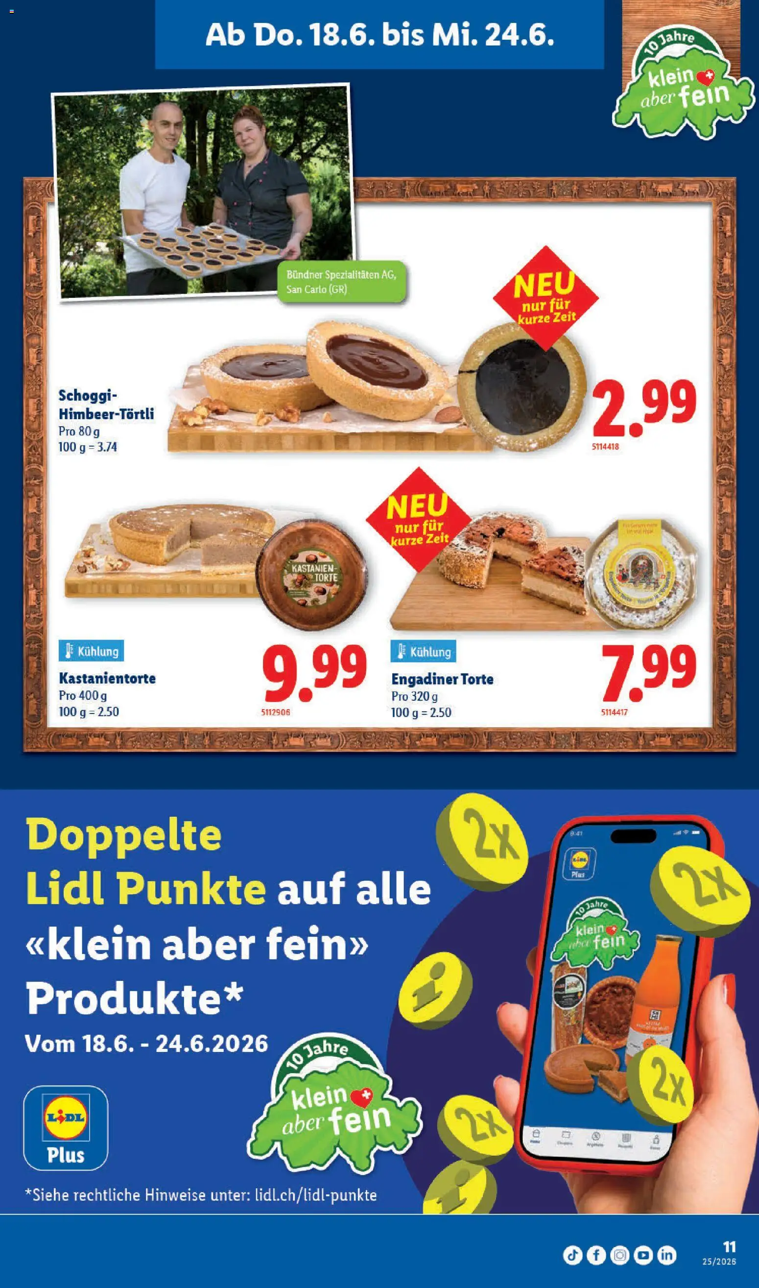Lidl aktionen Feinste Schweizer Spezialitäten – gültig ab 18.06.2026 | Seite: 11