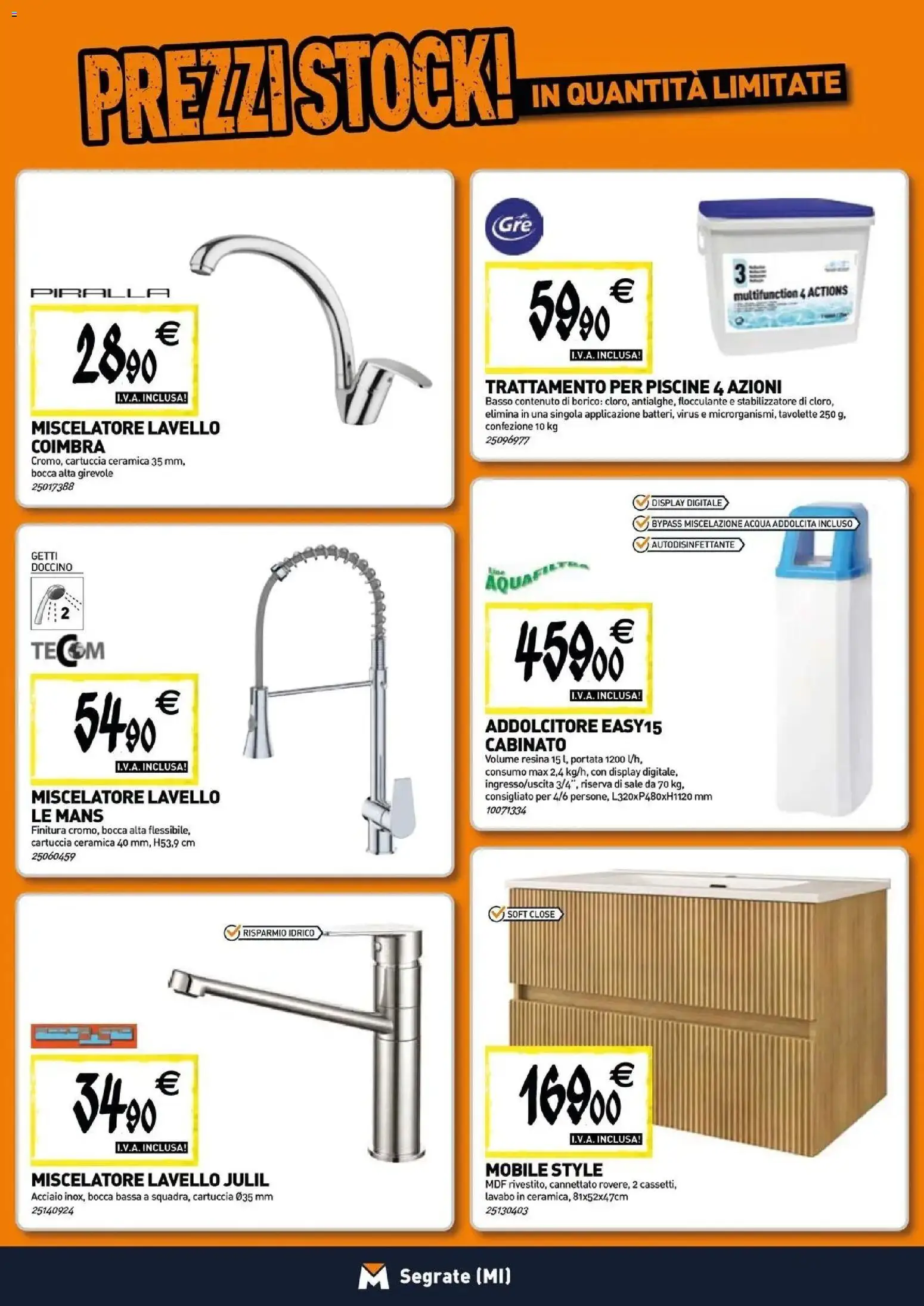 Volantino TECNOMAT del 30/07/2026 | Pagina: 5 | Prodotti: Tè, Acqua, Sale, Basso