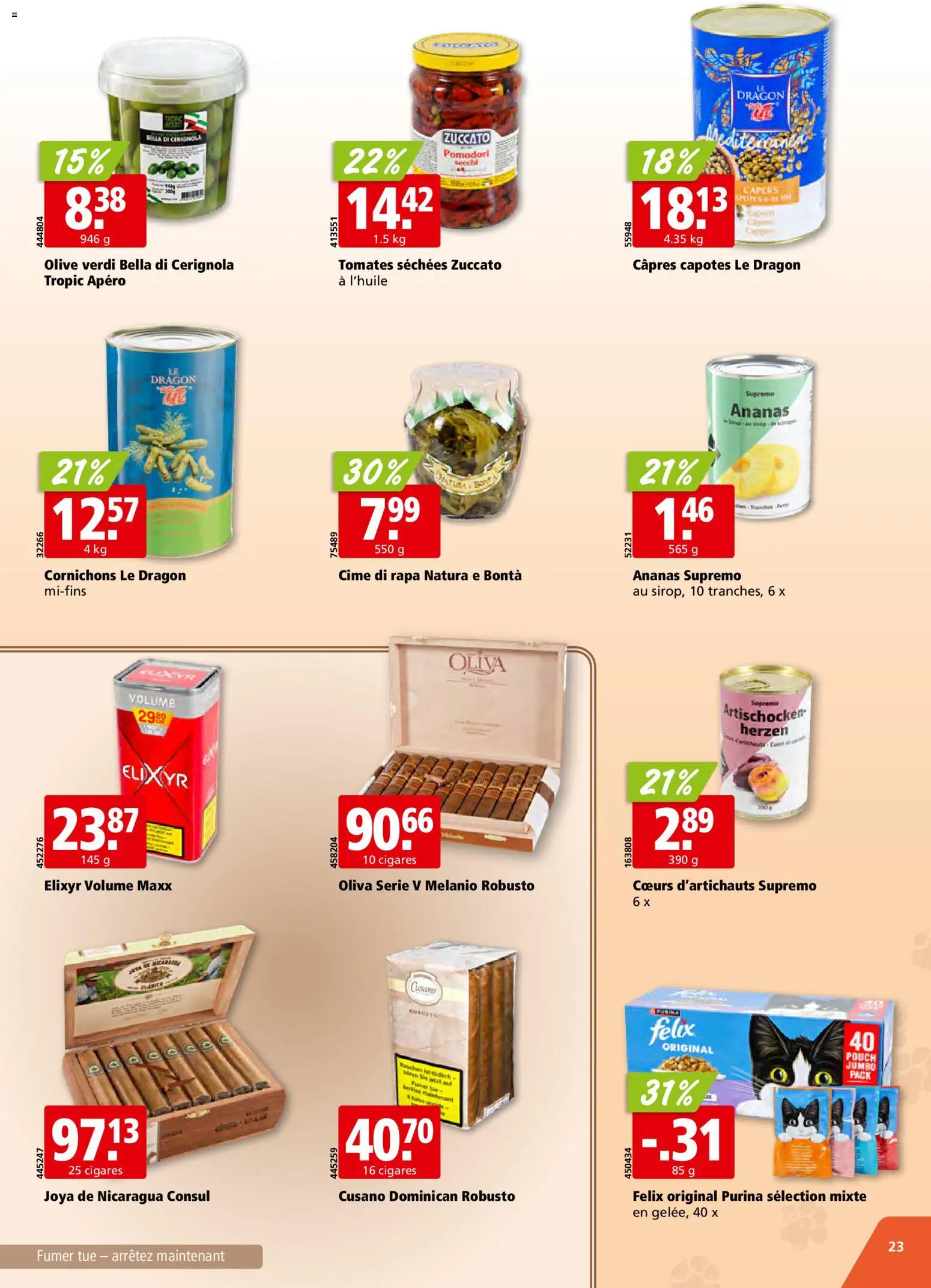 Aligro aktionen Chavannes, Matran, Genève, Sion – gültig ab 01.06.2026 | Seite: 23 | Produkte: Ananas