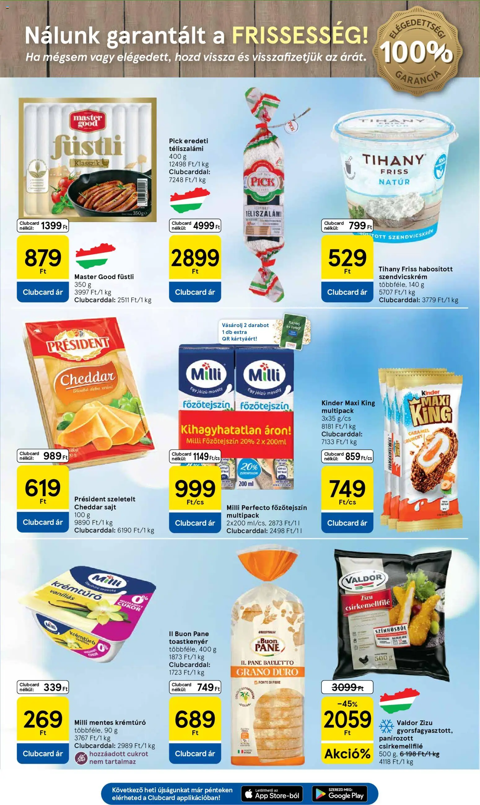 Tesco akciós ujság - amely érvényes a következő dátumtól: 04.06.2026 | Oldal: 3 | Termékek: Szendvicskrém, Pick, Téliszalámi, Cukor