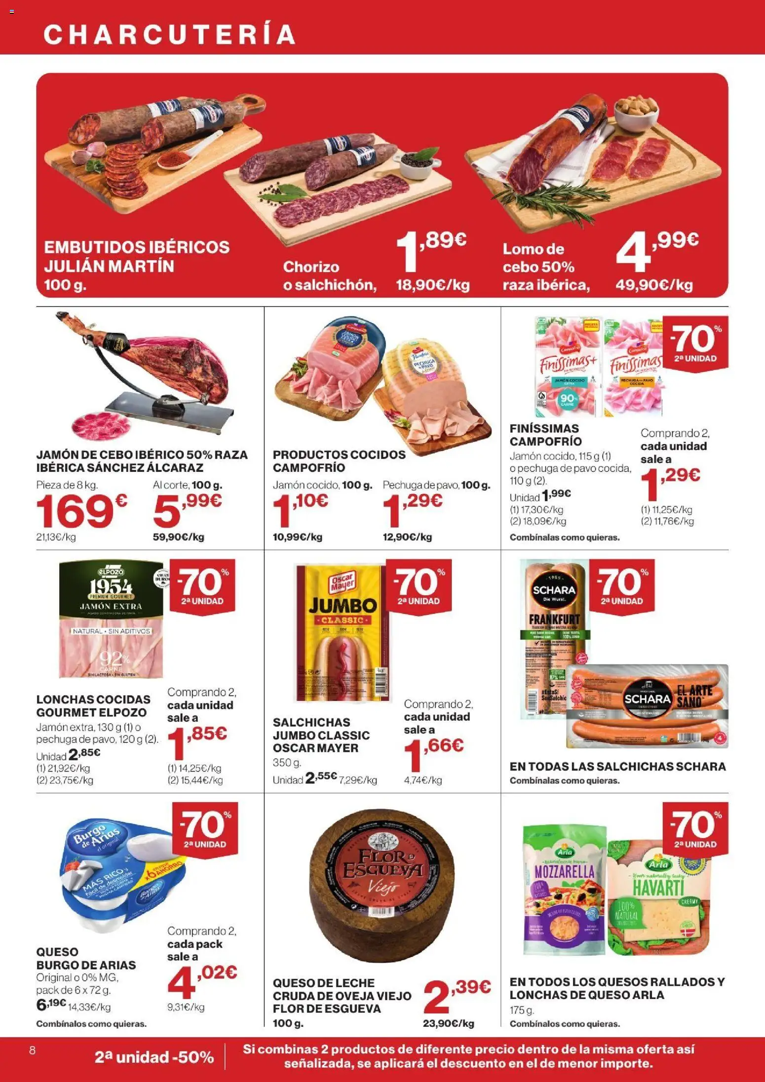 Supercor folleto │ válido desde el 24/09/2026 | Página: 8 | Productos: Lomo, Embutidos, Carne, Pavo