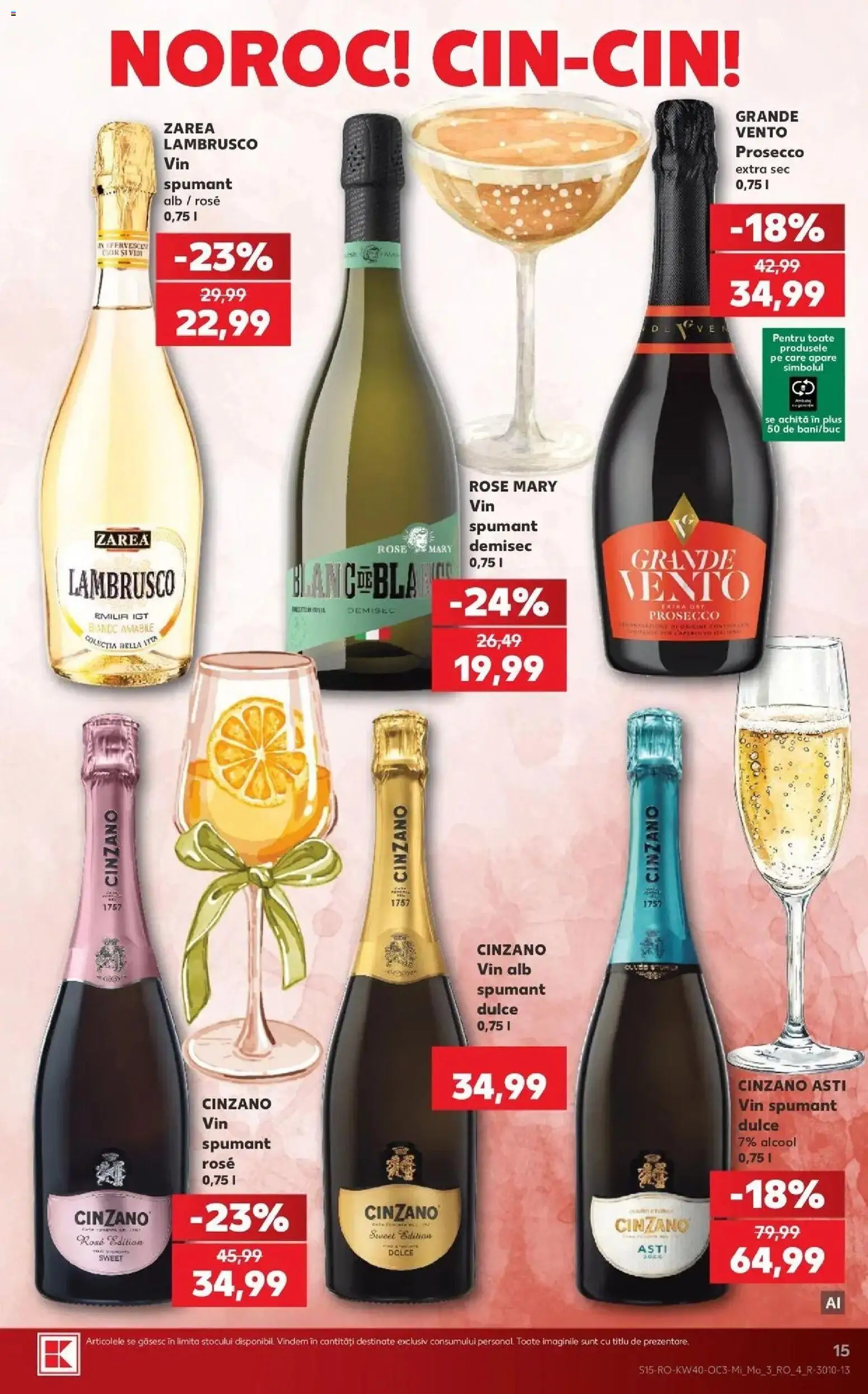 Kaufland Viseu de Sus 30.09.2026 - Revista si Oferta | Pagină: 15 | Produse: Vită, Vin spumant, Vin, Bella