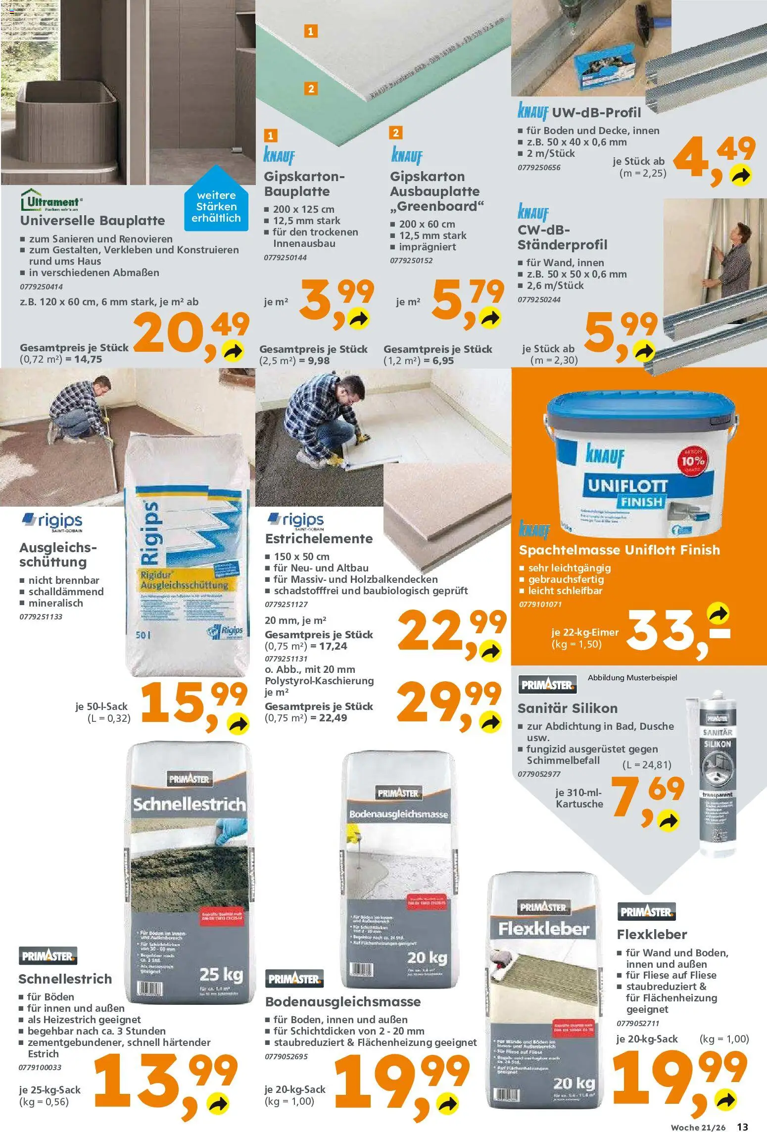 Globus Baumarkt Prospekt 	 – gültig ab 18.05.2026 | Seite: 13