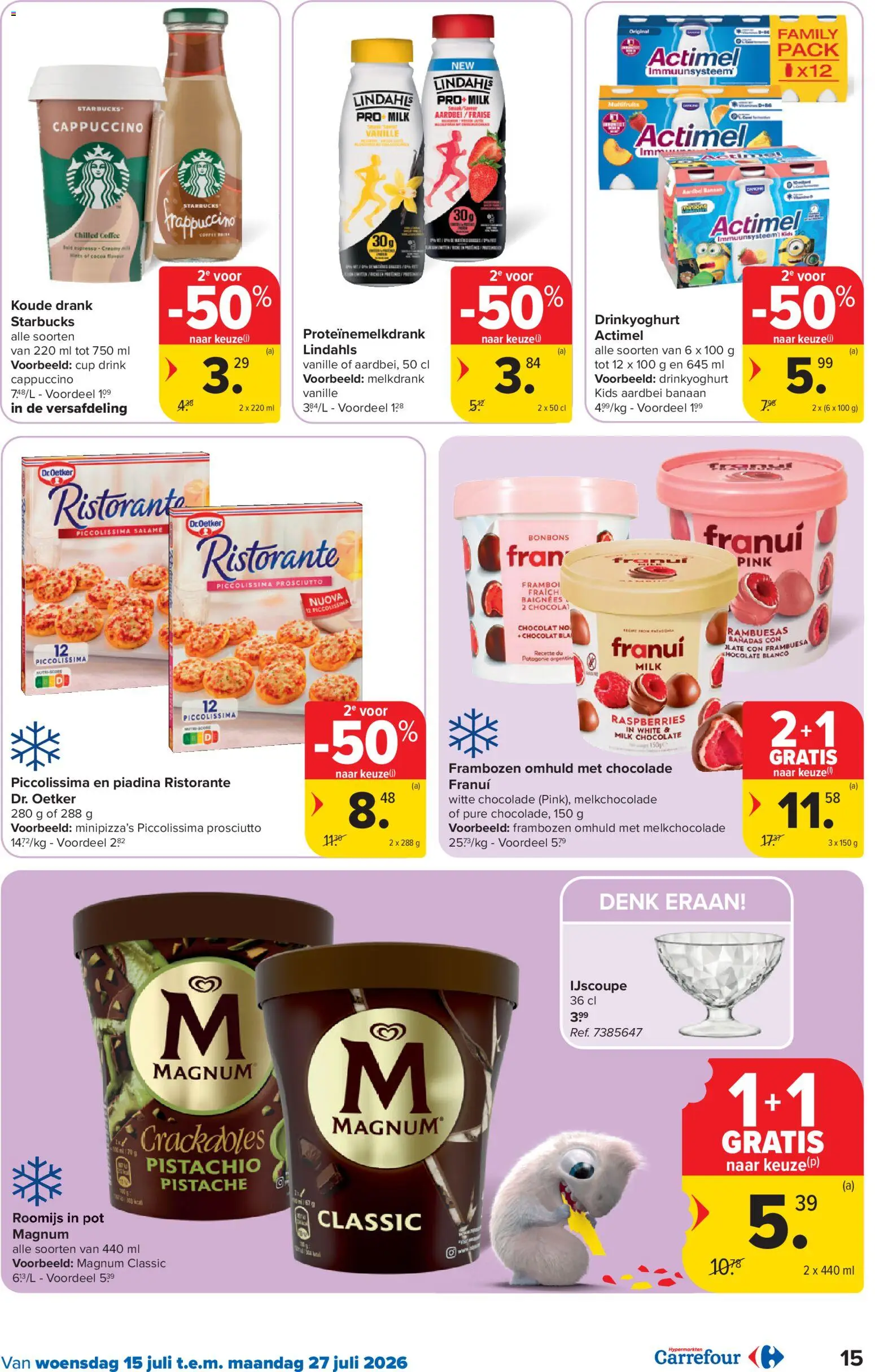 {H1} | Pagina: 15 | Producten: Pizza, Prosciutto, Magnum, Banaan