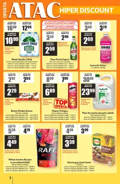 Pogląd oferty "Auchan gazetka - ATAC Hiper Discount" - ważna od 21.05.2026 | Strona: 2 | Produkty: Woda żywiec, Kasza, Piwo perła, Wołowina