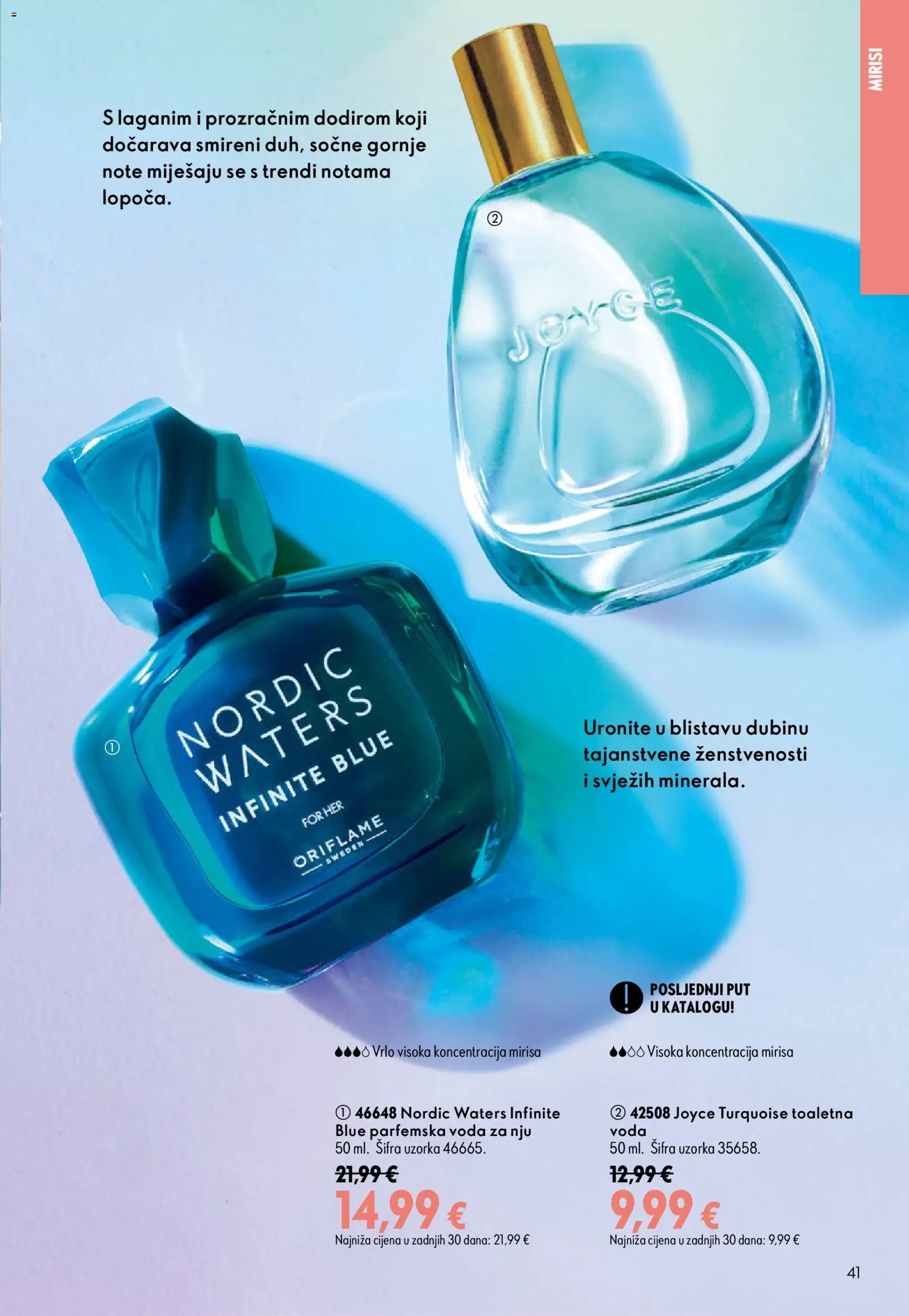 Oriflame katalog | vrijedi od 26.08.2026 | Stranica: 41 | Proizvodi: Voda