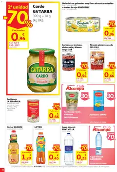 Vista previa Alcampo folleto válido desde el 27/08/2026 | Página: 14 | Productos: Pimiento, Azúcar, Néctar, Agua mineral