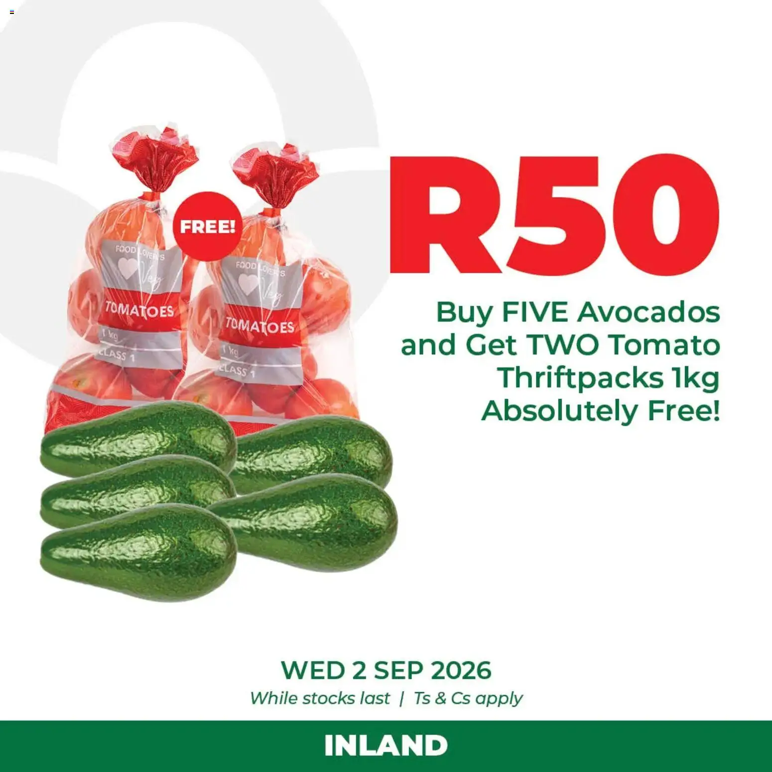 New Food Lover's Market catalogue – valid from 02/09/2026 | Page: 1 | Products: Tomatoes, Avocados
