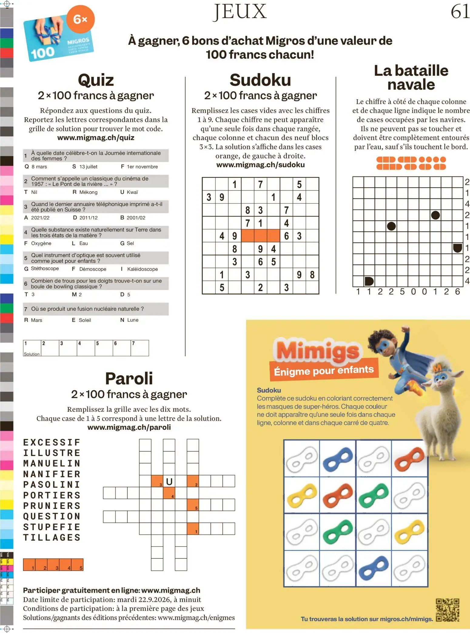 Migros aktionen Magazine FR – gültig ab 16.09.2026 | Seite: 61 | Produkte: Mars