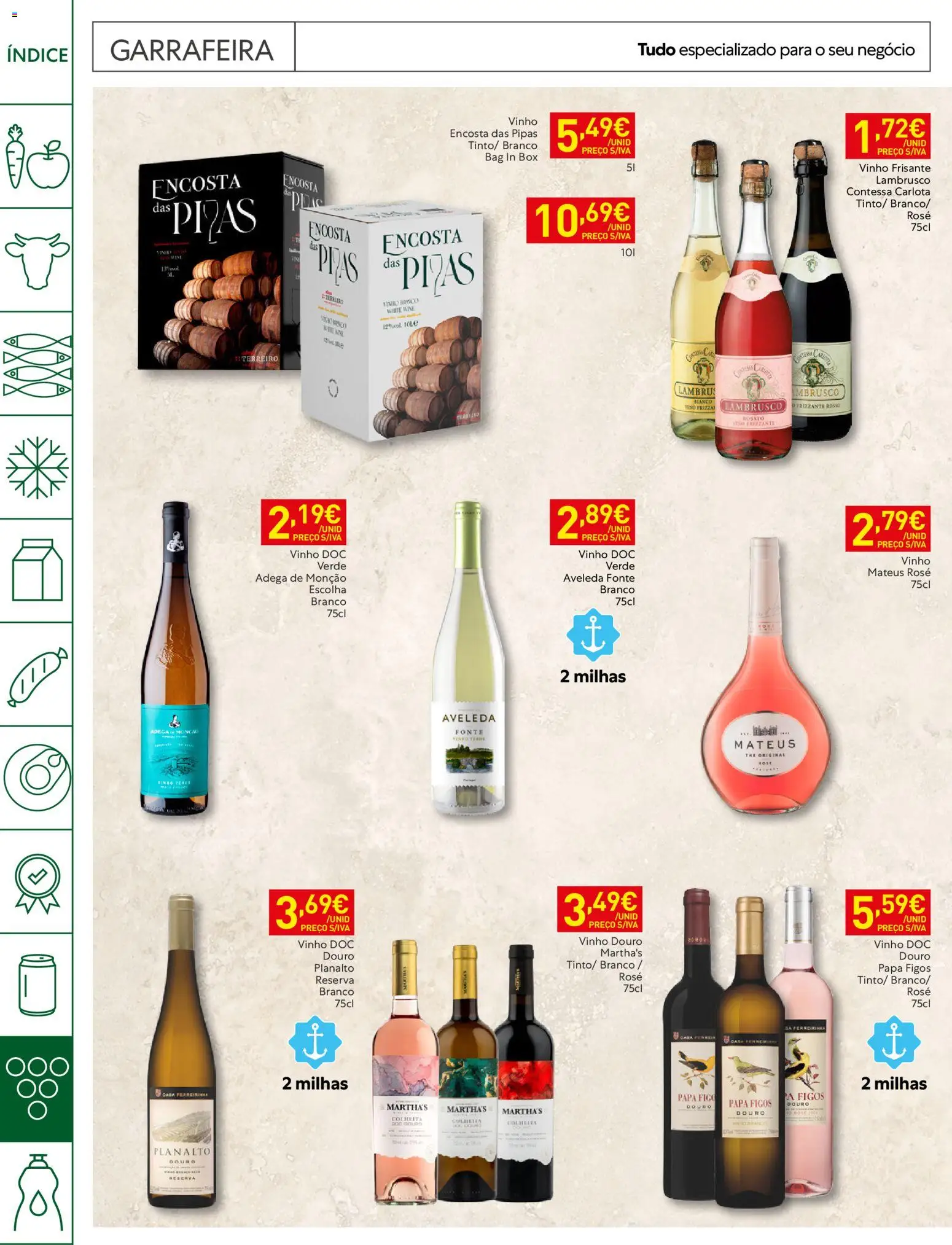 Recheio folheto Horeca Madeira │ válido de 06/10/2026 | Página: 24 | Produtos: Figos, Papa, Vinho, Pá