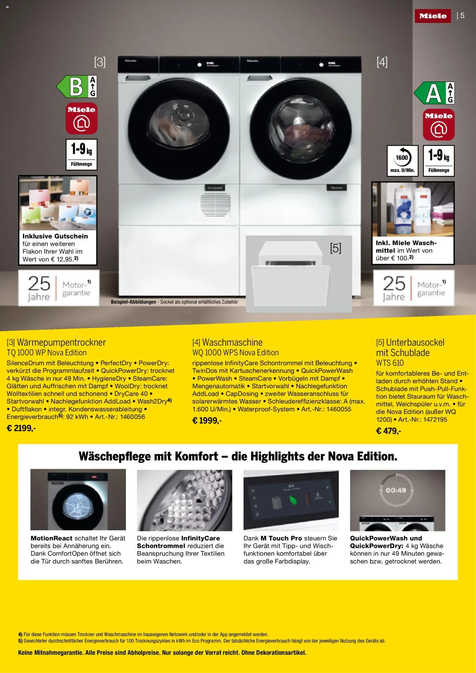 Medimax Prospekt Miele – gültig ab 22.10.2026 | Seite: 5 | Produkte: Miele, Trockner, Tür, Waschmaschine