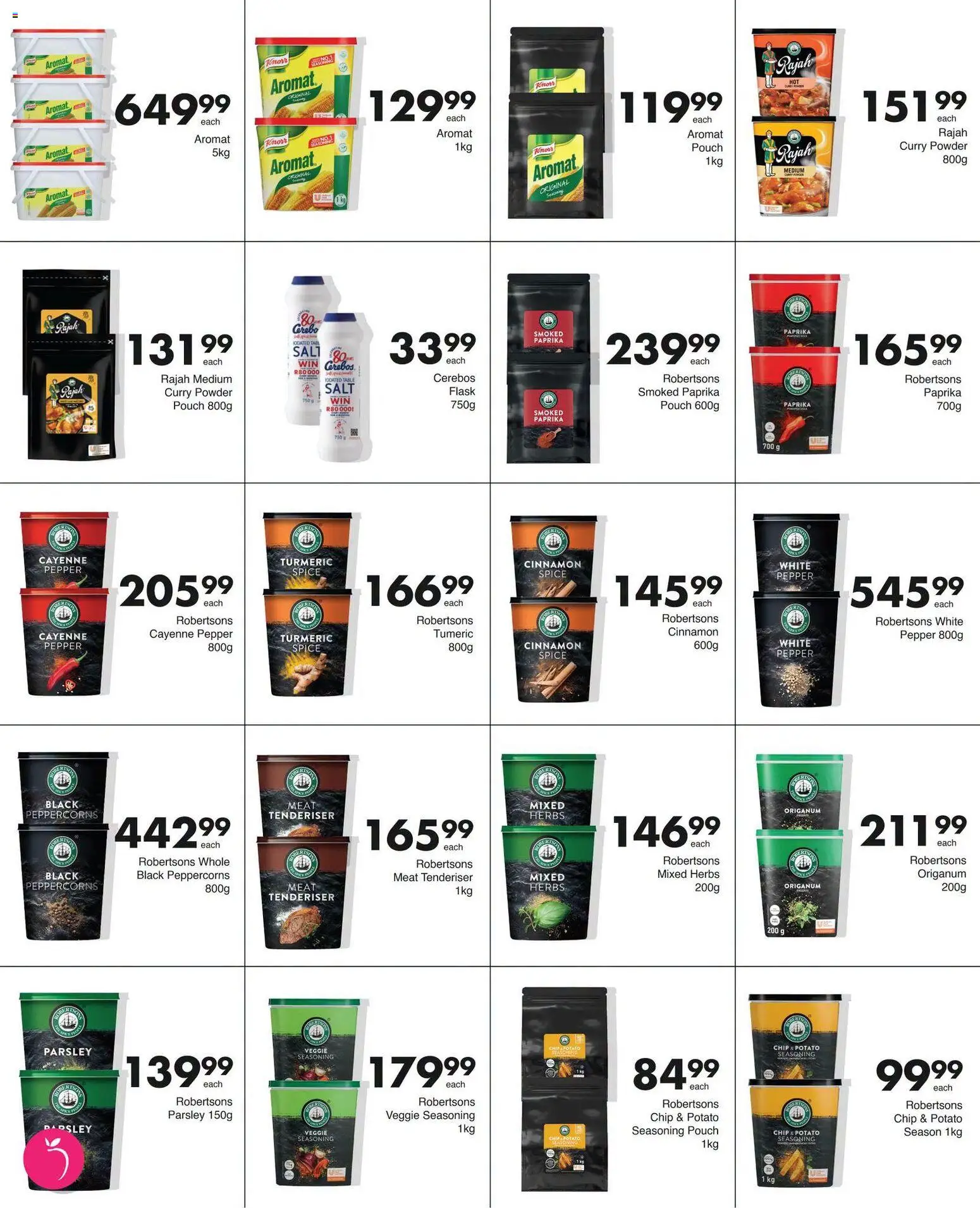 New Save catalogue – valid from 12/10/2026 | Page: 13 | Products: Parsley, Table, Powder, Aromat