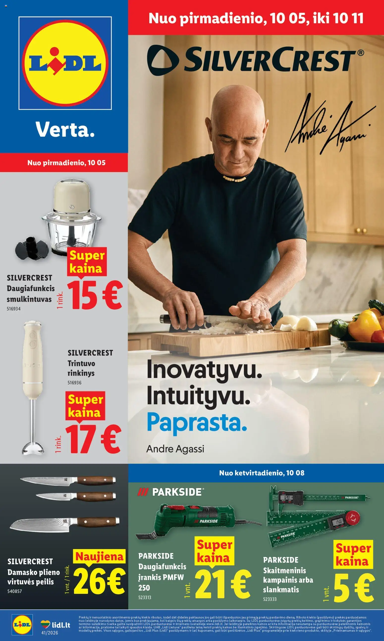 LIDL akcijos nuo 2026.10.05 | Puslapis: 1 | Prekių: Smulkintuvas