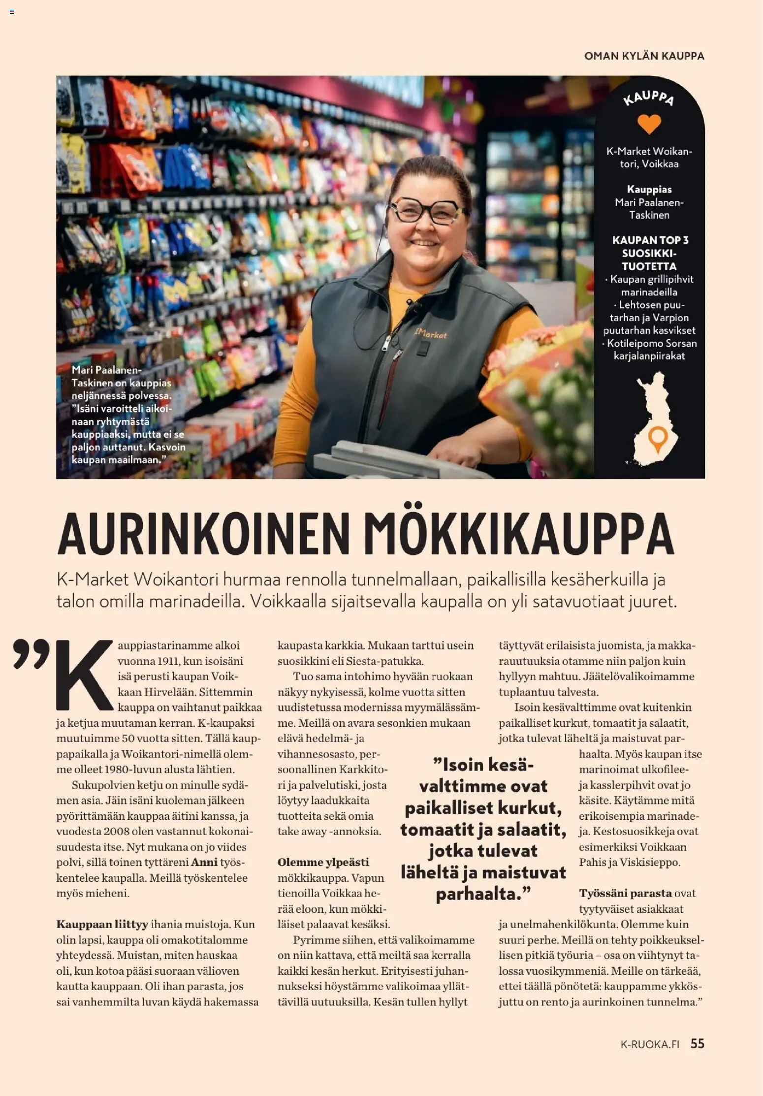 K-Supermarket tarjoukset - K-Ruoka – voimassa 10.06.2026 alkaen | Sivu: 55 | Tuotteet: Tomaatit