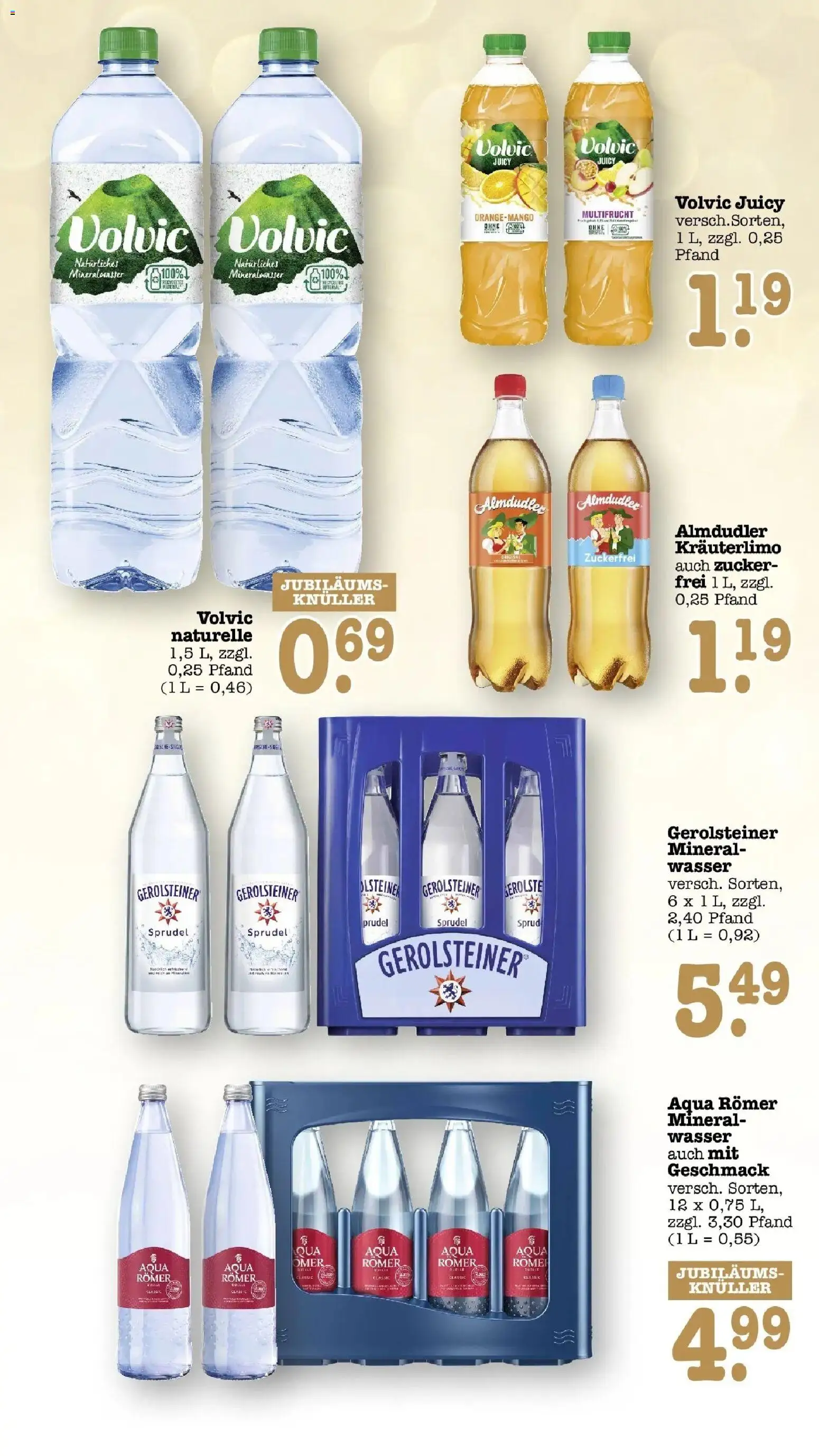 E center Prospekt Karlsruhe (ab 14.09.2026) zum Blättern | Seite: 52 | Produkte: Mineralwasser, Wasser, Zucker, Volvic