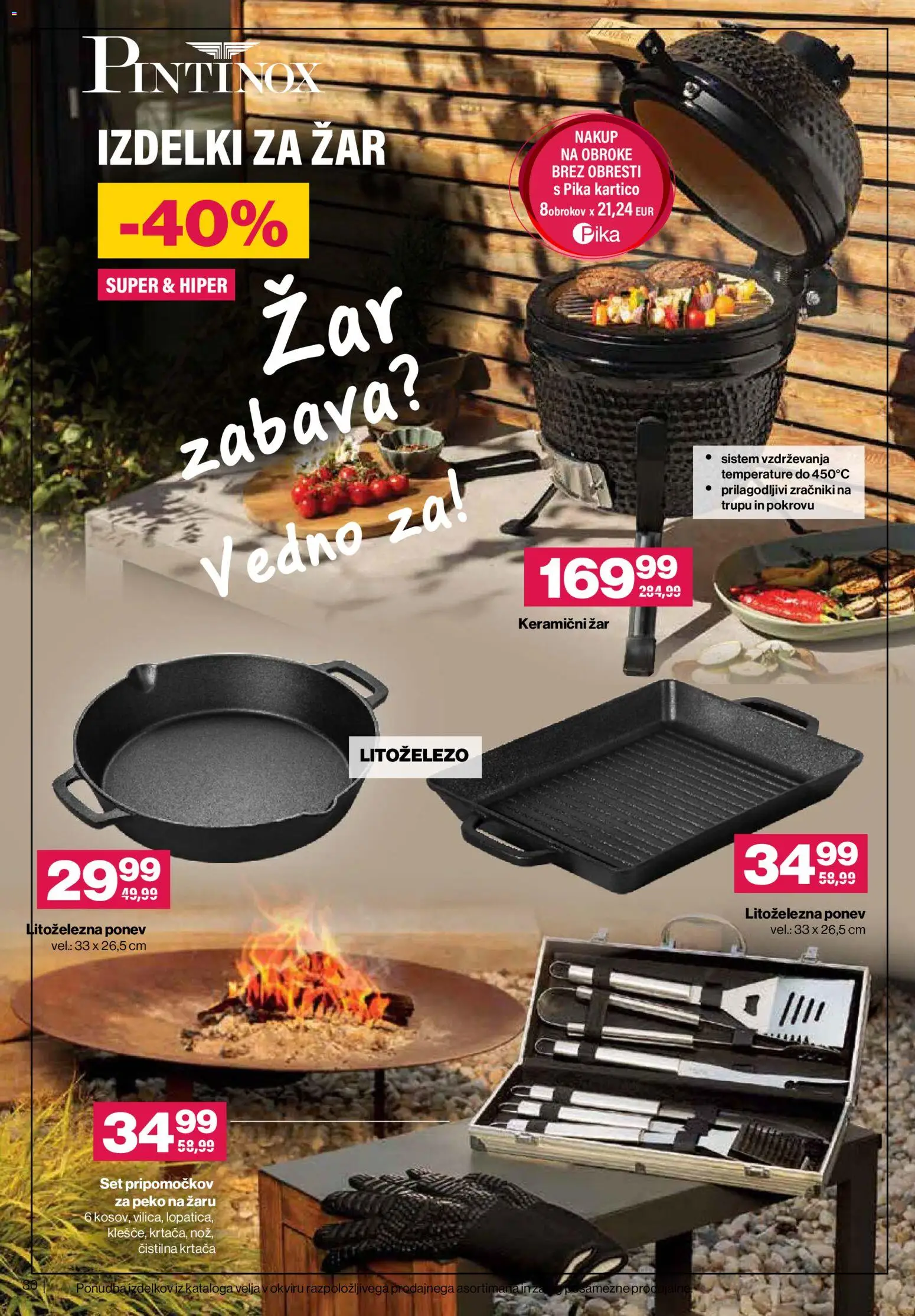 Novi Mercator katalog ponudbe – veljaven od 27.05.2026 | Stran: 30 | Izdelki: Zar, Krtaca, Grill