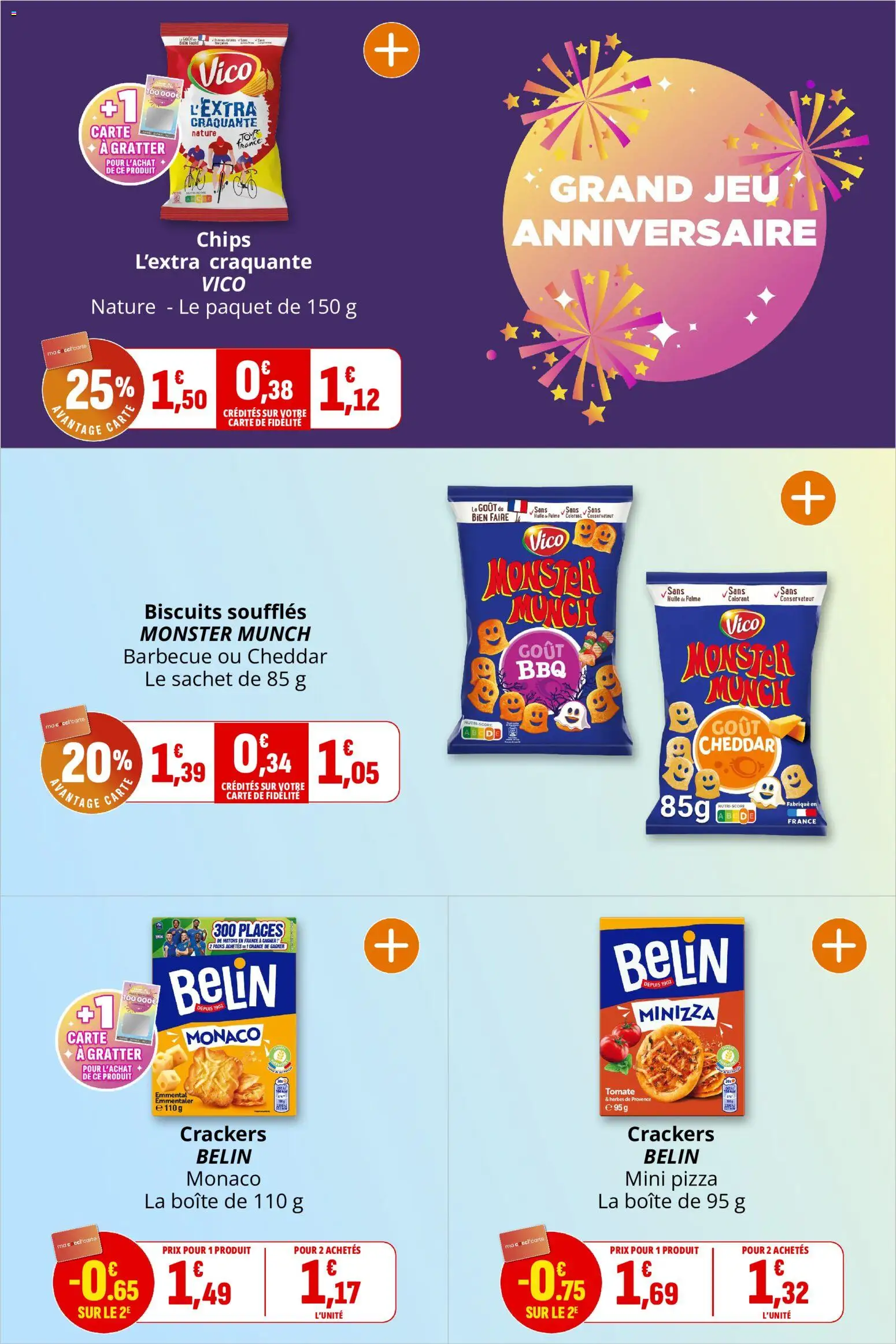 {H1} | Page: 20 | Produits: Crackers, Herbes de provence, Pizza, Cheddar