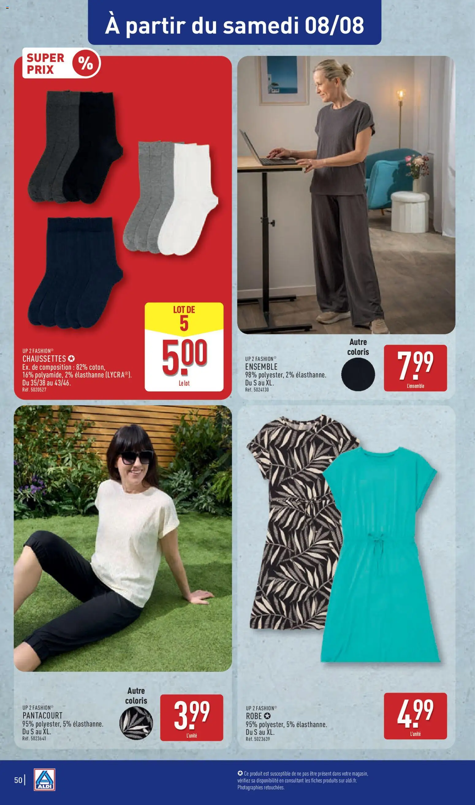 {H1} | Page: 52 | Produits: Robe, Pantacourt, Chaussettes