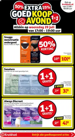 Kruidvat folder week 31 - Voorbeeld van een folder van Kruidvat, geldig van 28-07-2026 | Pagina: 24 | Producten: Kan, La, Ondergoed, Pads