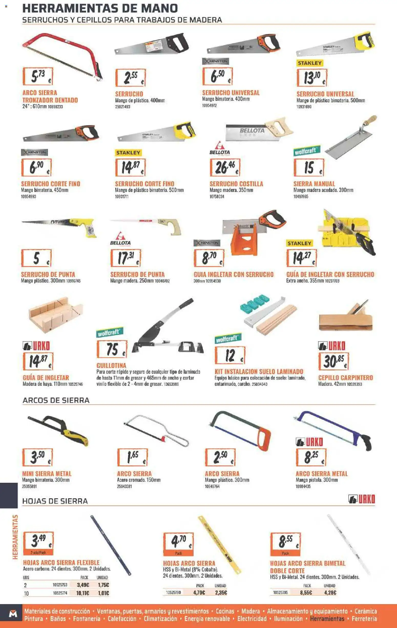 Obramat folleto │ válido desde el 23.03.2026 | Página: 436 | Productos: Cepillo, Serrucho, Ρούτερ, Galette de chaise
