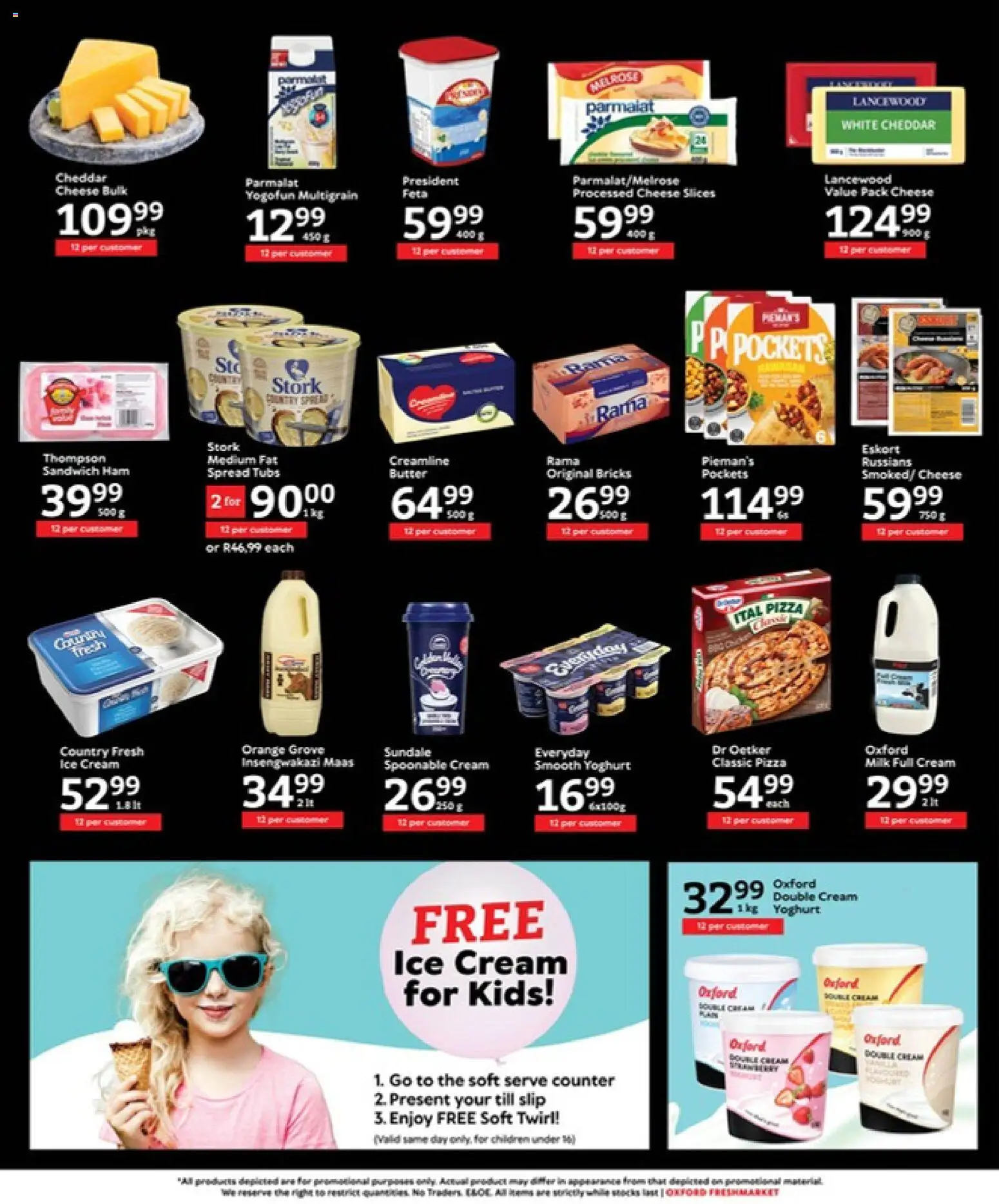 New Oxford Freshmarket catalogue – valid from 02/09/2026 | Page: 15 | Products: Yoghurt, Butter, Ham, Ice cream