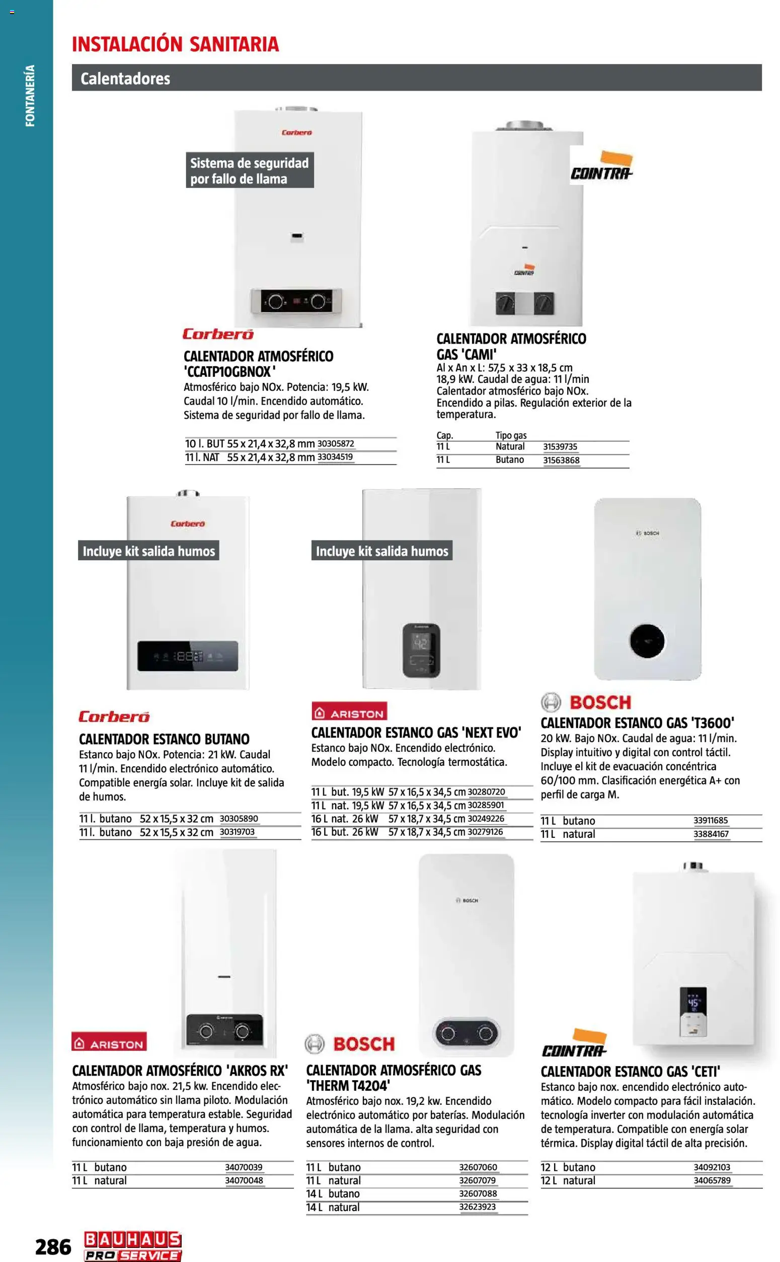 Bauhaus ProService │ válido desde el 11/05/2026 | Página: 286 | Productos: Agua