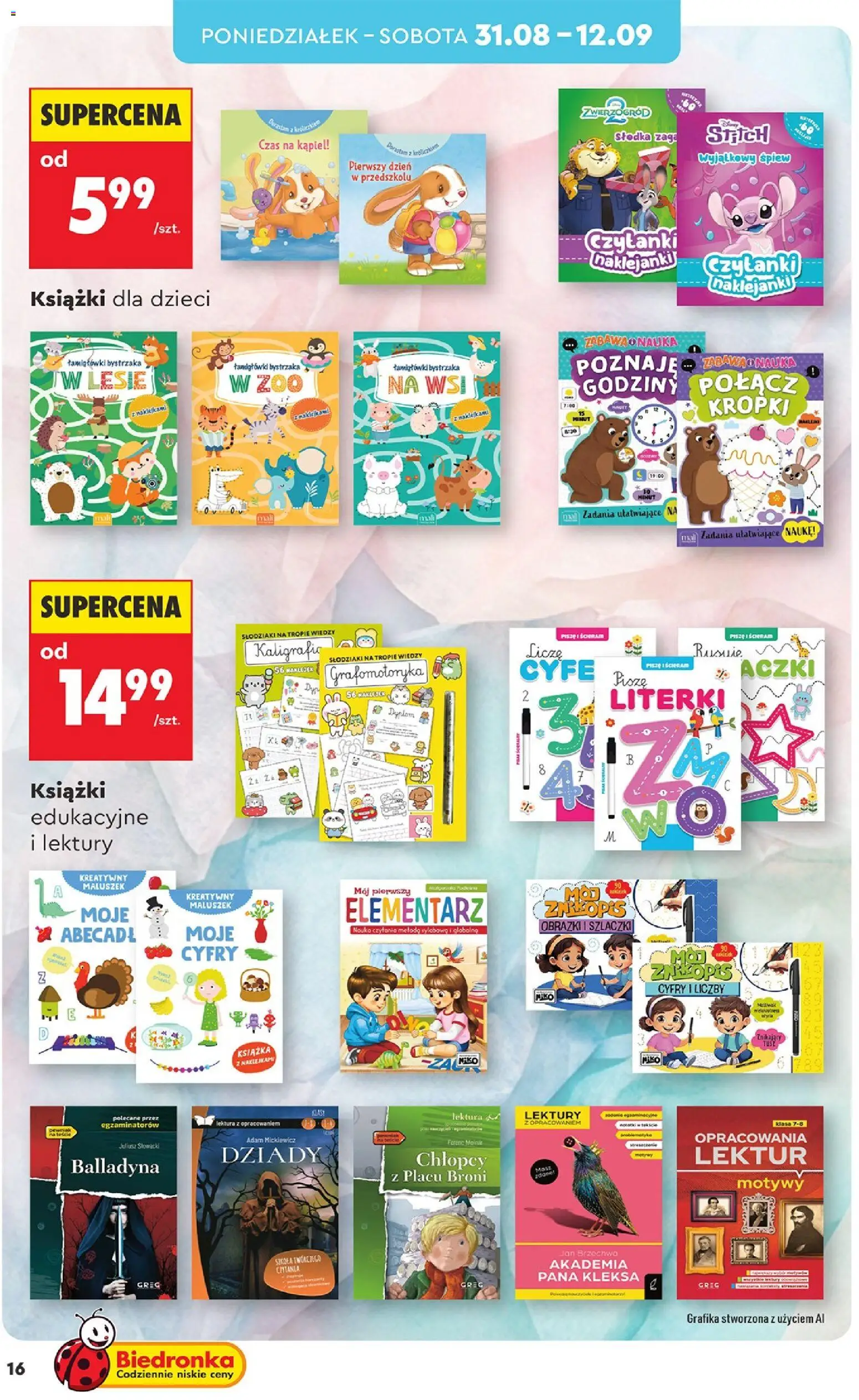 Biedronka gazetka - Hity i inspiracje od 31.08.2026 | Strona: 16