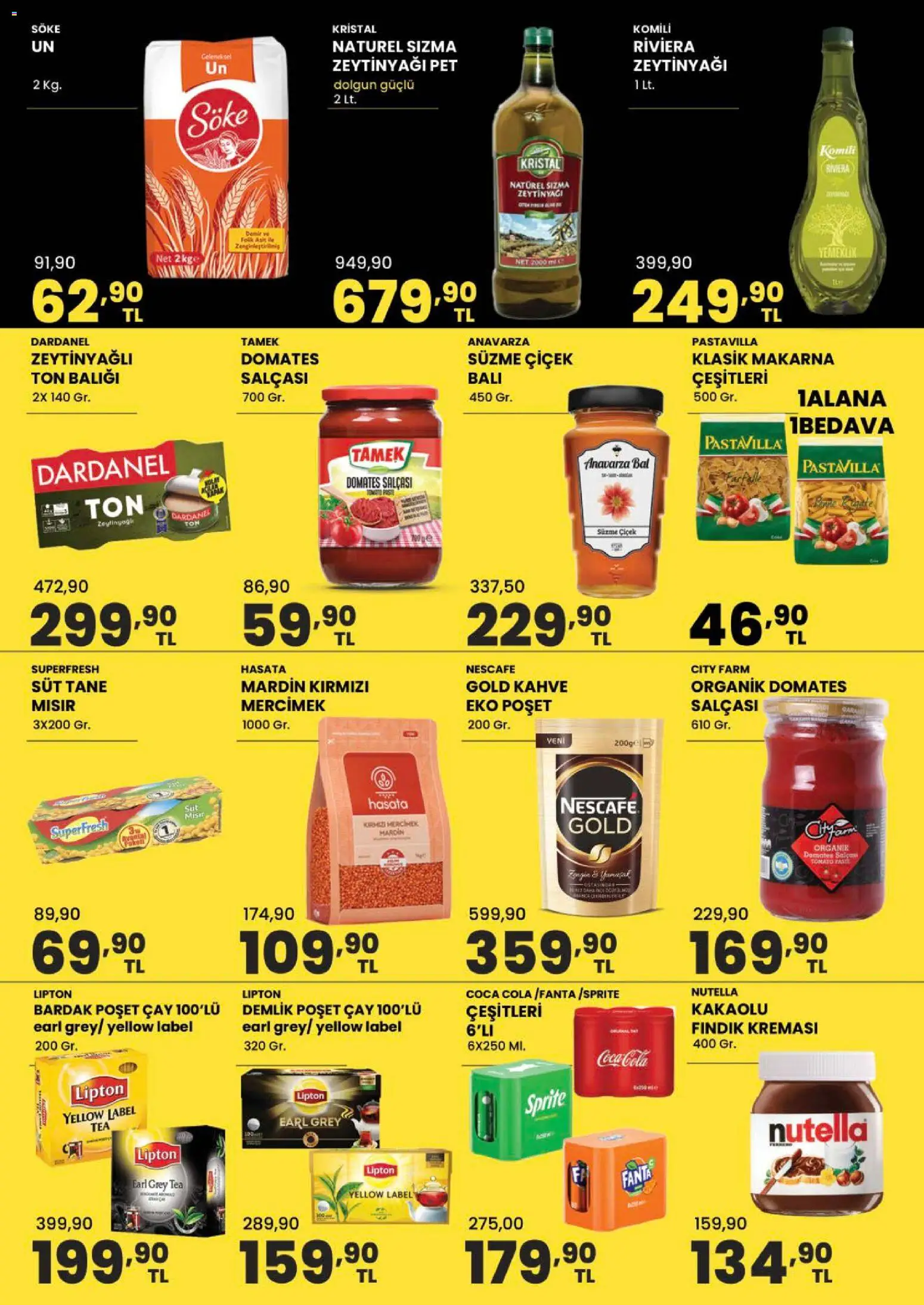 Sarıyer Katalog - 05.06.2026 tarihinden itibaren geçerlidir | Sayfa: 3 | Ürünler: Ravioli, Domates, Mısır, Fanta