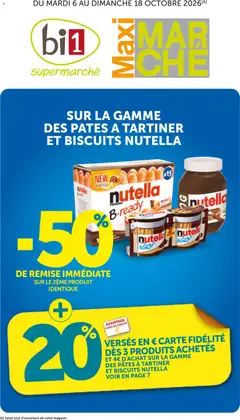 bi1 - Prévisualisation de bi1 Catalogue maxi marché valide à partir de 06/10/2026