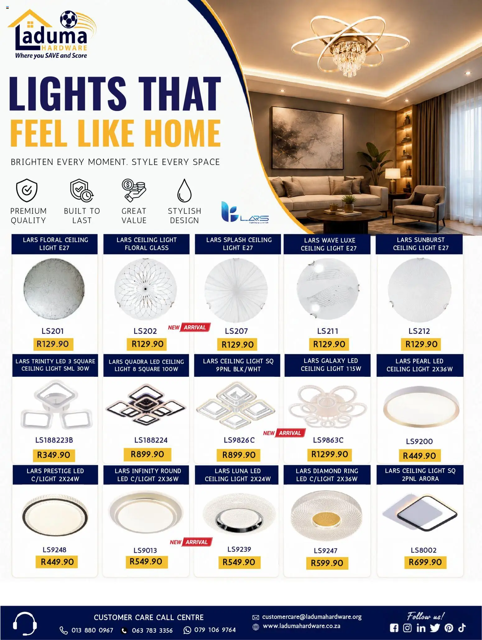 New Laduma Hardware catalogue – valid from 01/08/2026 | Page: 2 | Products: Light