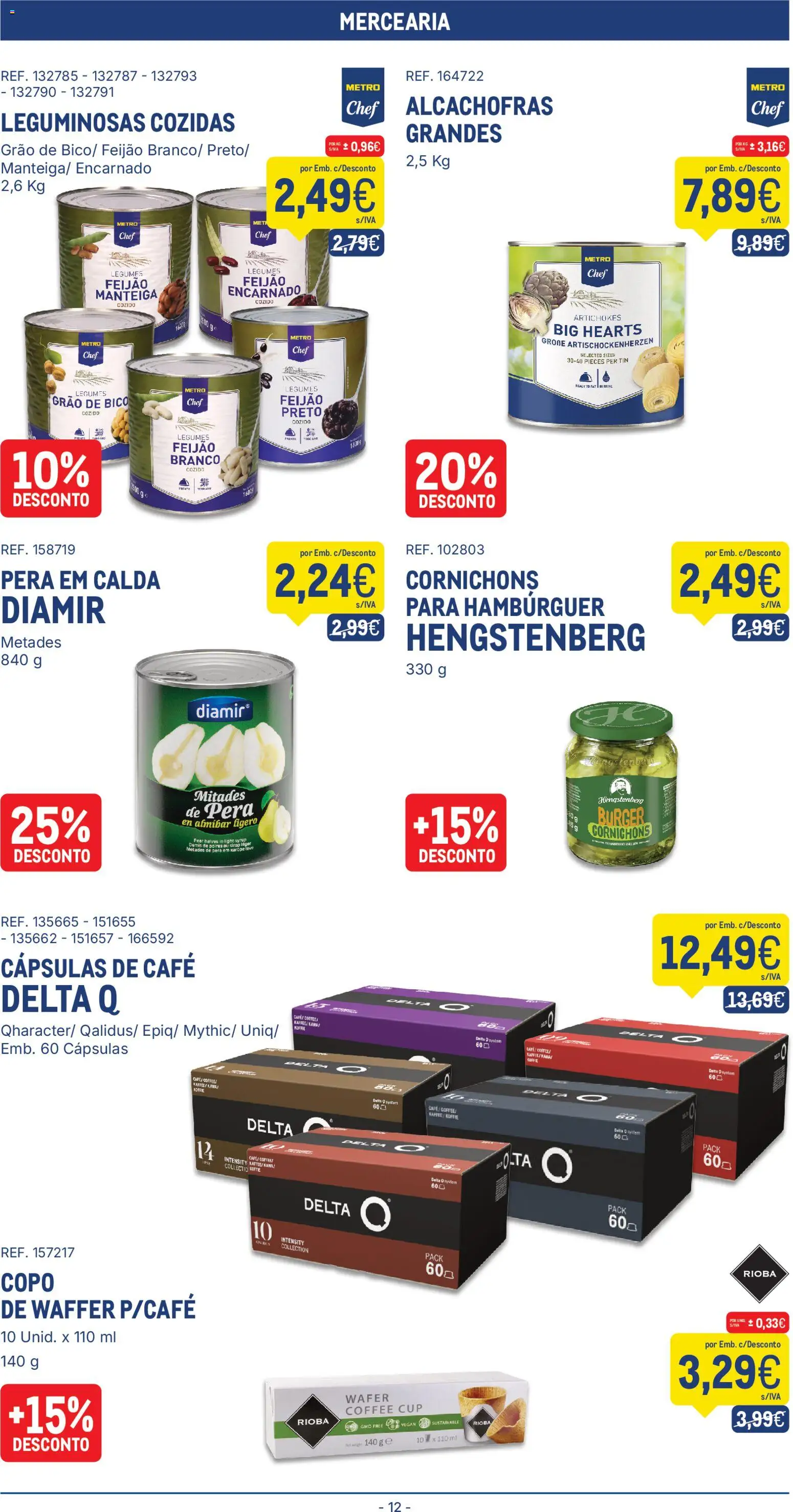 Makro Folheto │ válido de 22/09/2026 | Página: 12 | Produtos: Leguminosas, Legumes, Feijão, Alcachofras