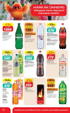 Auchan akciós újság - amely érvényes a következő dátumtól: 2026.07.23. | Oldal: 26