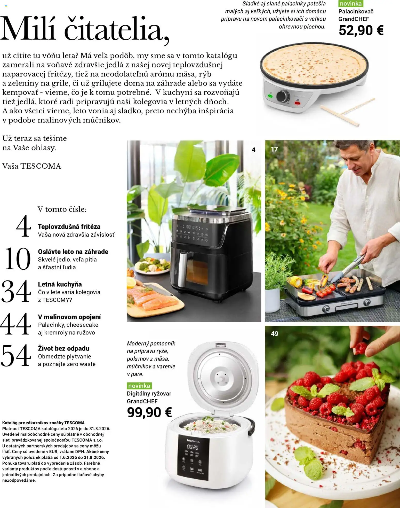 Nové TESCOMA akcie – leták je platný od 01.06.2026 | Strana: 3 | Produkty: Kuchyňa, Fritéza, Teplovzdušná frítéza